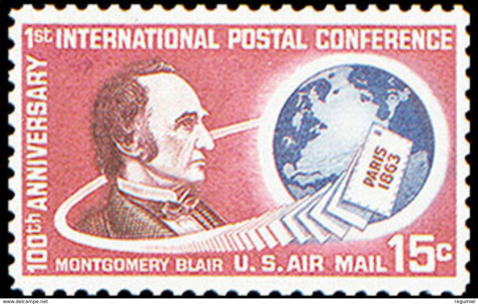 Estados Unidos Aereo 062 ** MNH. 1963 - 1b. 1918-1940 Neufs