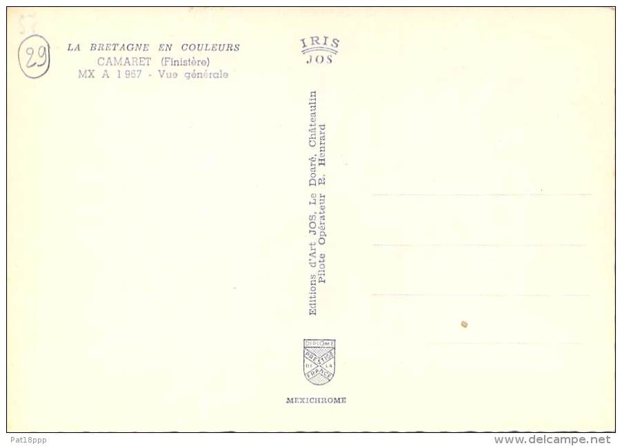 29 - CAMARET SUR MER ** Lot De 3 Cartes ** Vues Aériennes - CPSM CPM GF - Finistère - Camaret-sur-Mer