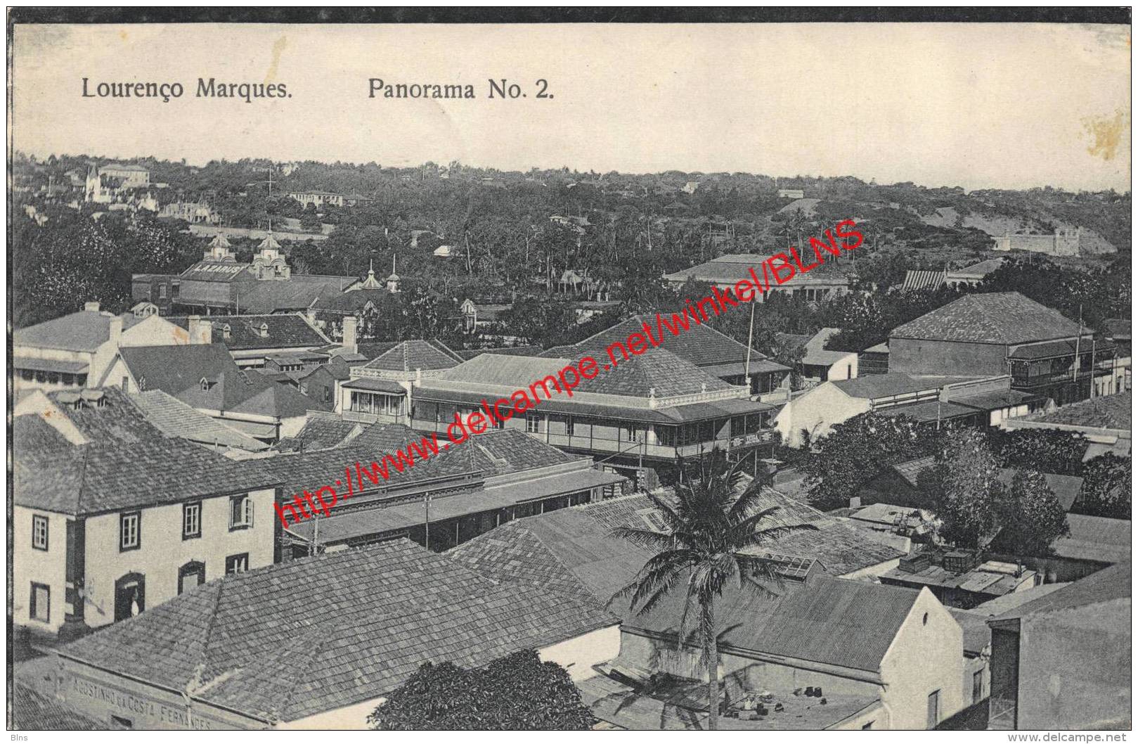 Lourenço Marques - Panorama - 1913 - Mozambique