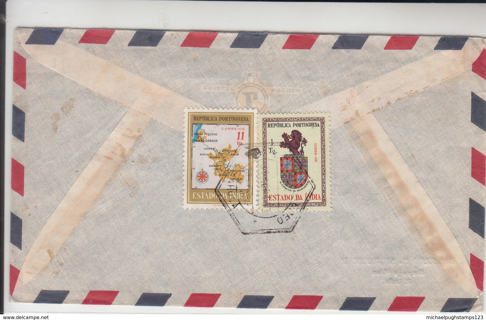 Portuguese India / Maps / Lions Airmail - Other & Unclassified