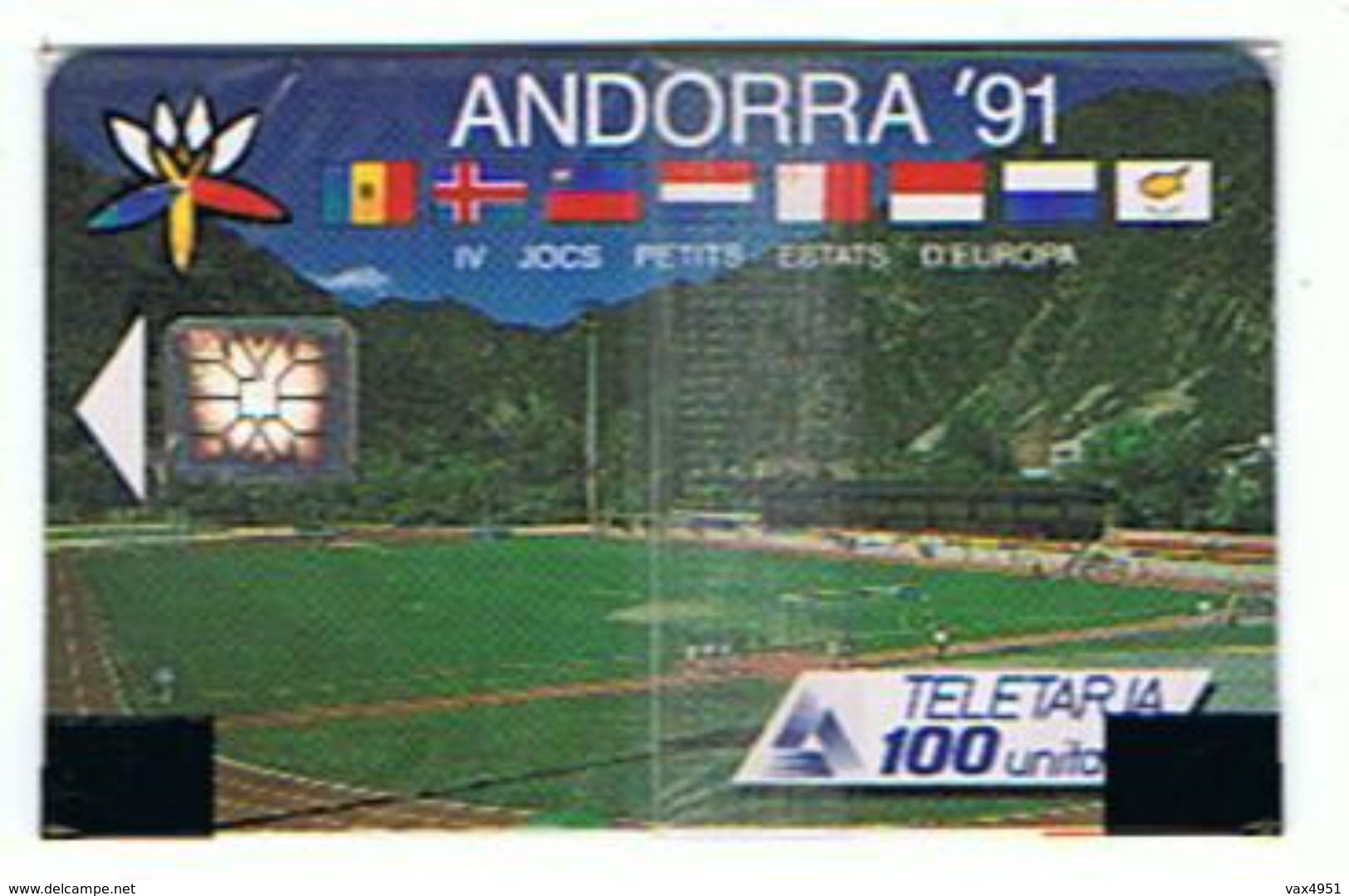 CARTE NEUVE SOUS BLISTER ANDORRA 91 TELETARIA 100 UNITES      ***   A   SAISIR **** - Andorre