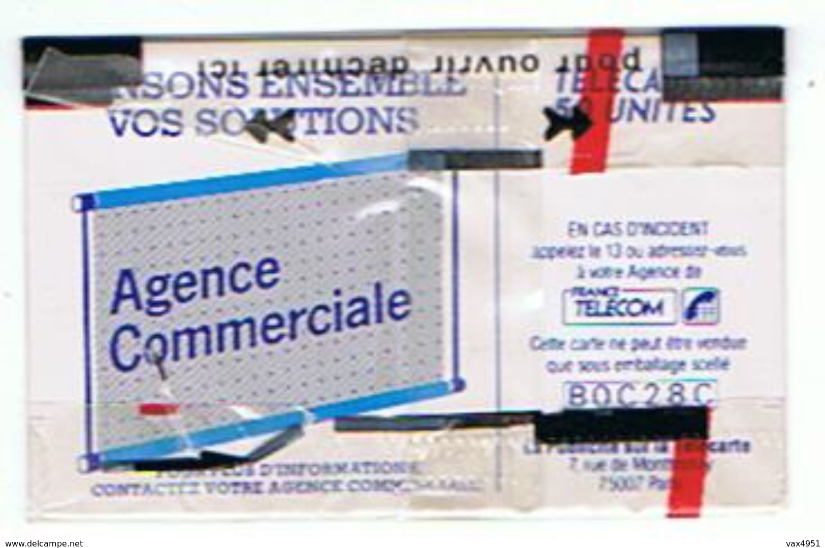 CARTE NEUVE SOUS BLISTER  FRANCE TELECOM 600 AGENCES PARTUT EN FRANCE  50 UNITES      ***  SAISIR *** - Advertising