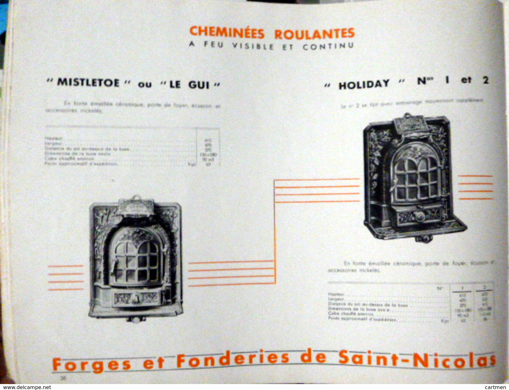 08 REVIN FOURNEAUX POELES CUISINIERES CHEMINEES SALAMANDRES CATALOGUE DES FORGES SAINT NICOLAS 1935 78 PAGES 160 DESSINS