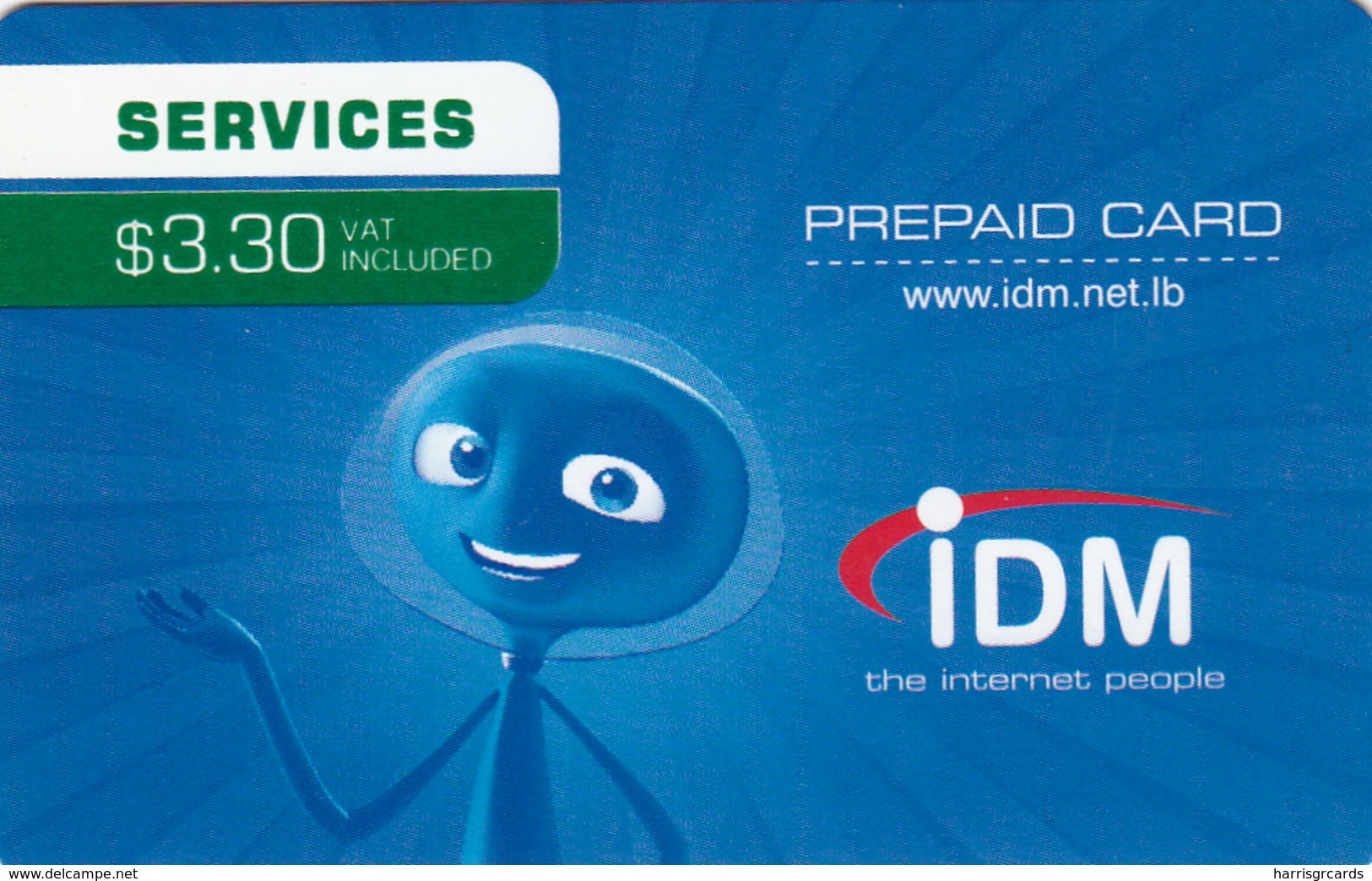 LEBANON - IDM Prepaid Card, $3,30, Used - Lebanon