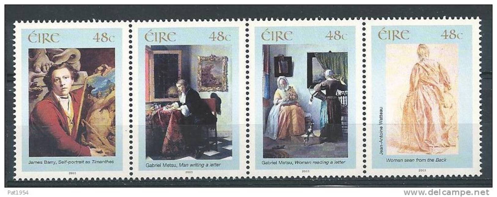 Irlande 2003 N°1532/1535 Neufs ** National Gallery Peintures - Neufs