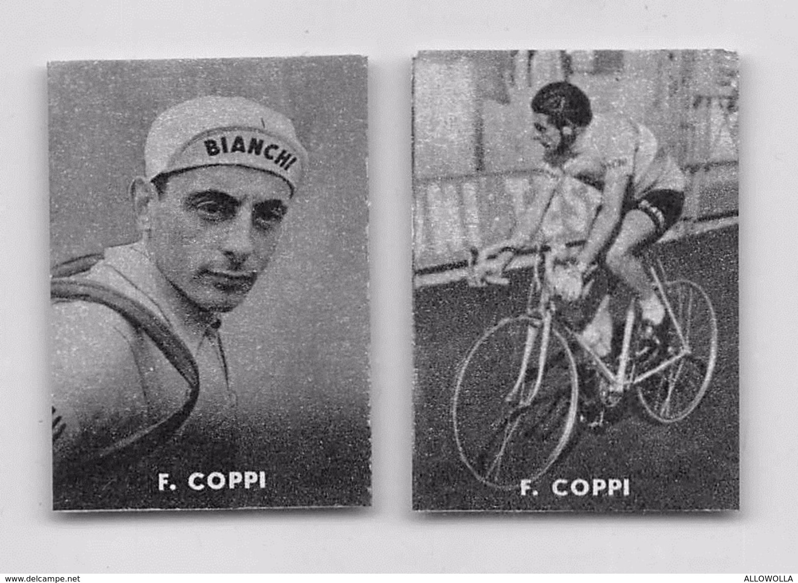 33 "FAUSTO COPPI  1919 - 1960 CICLISTA " COPPIA DI FIGURINE ORIGINALI "NANNINA" 1952 - Ciclismo