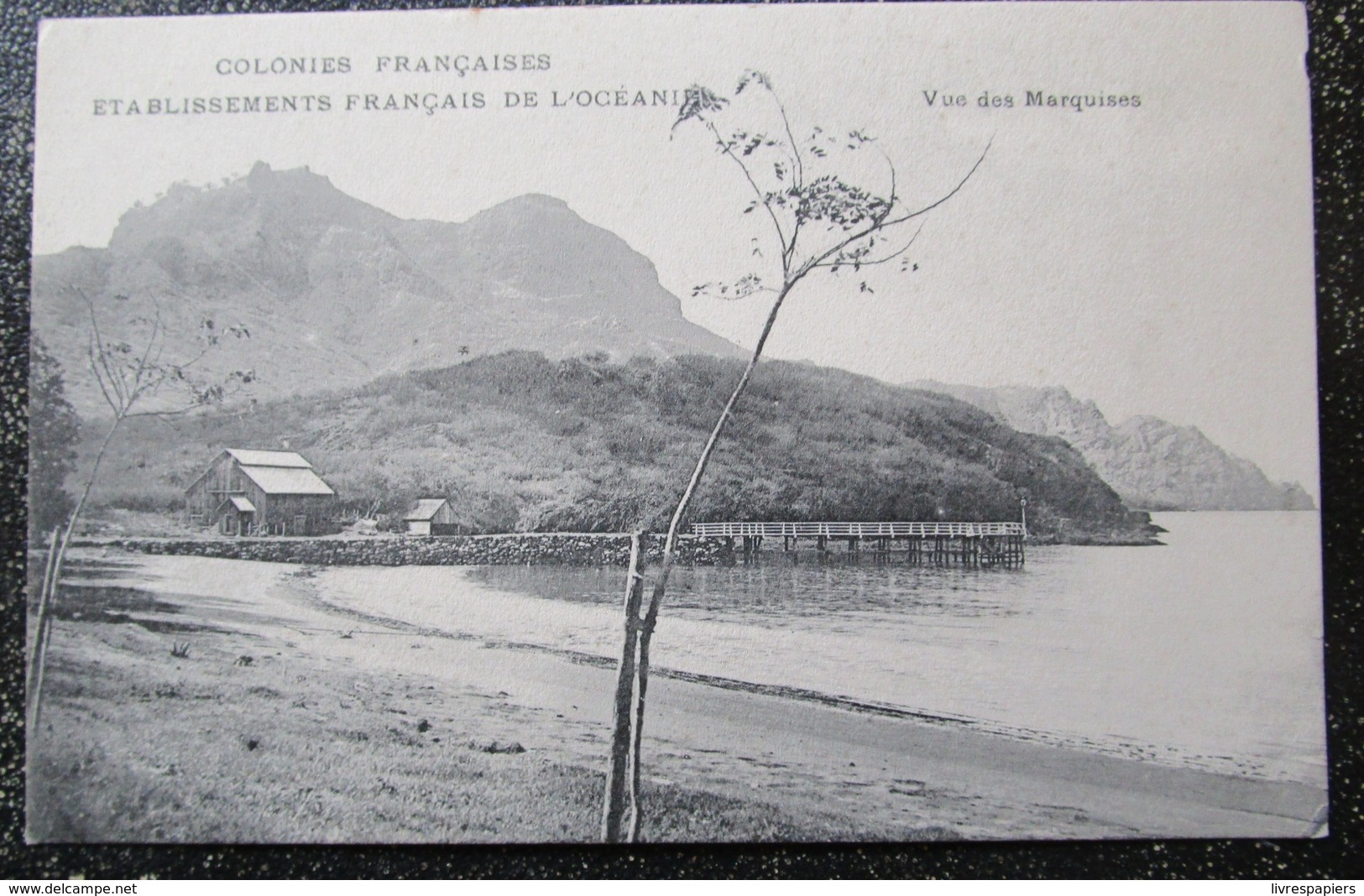 Marquises Iles Vue Des Marquises  Cpa Colonies Françaises Etablissements Français De L'oceanie - Polynésie Française