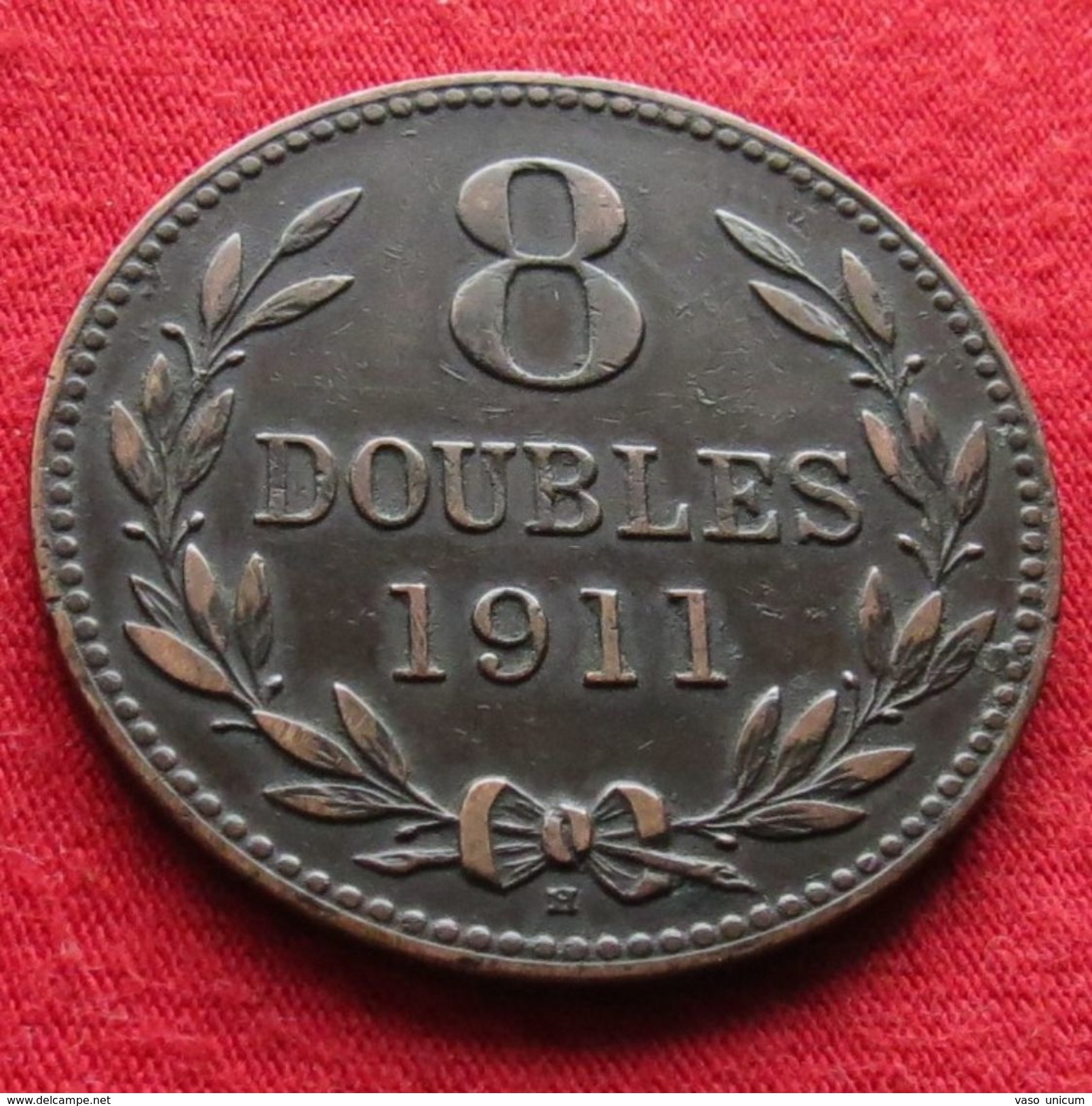 Guernsey 8 Doubles 1911 - Guernsey