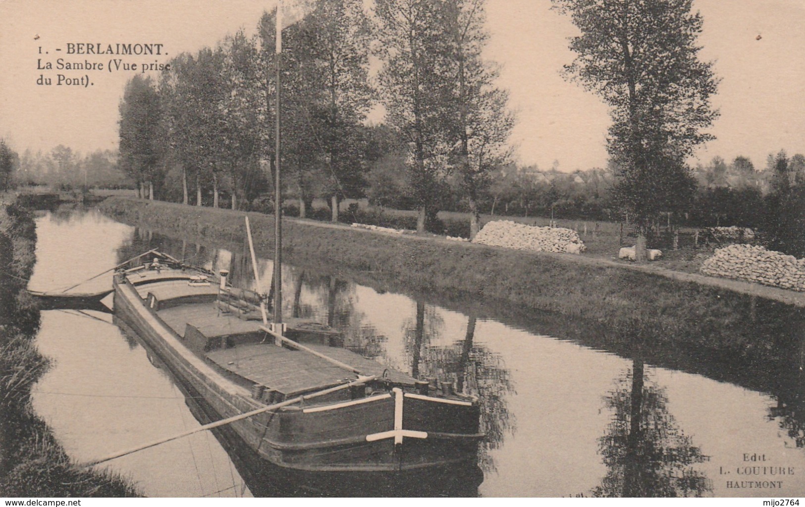 BERLAIMONT   LA SAMBRE   PRISE DU PONT - Berlaimont