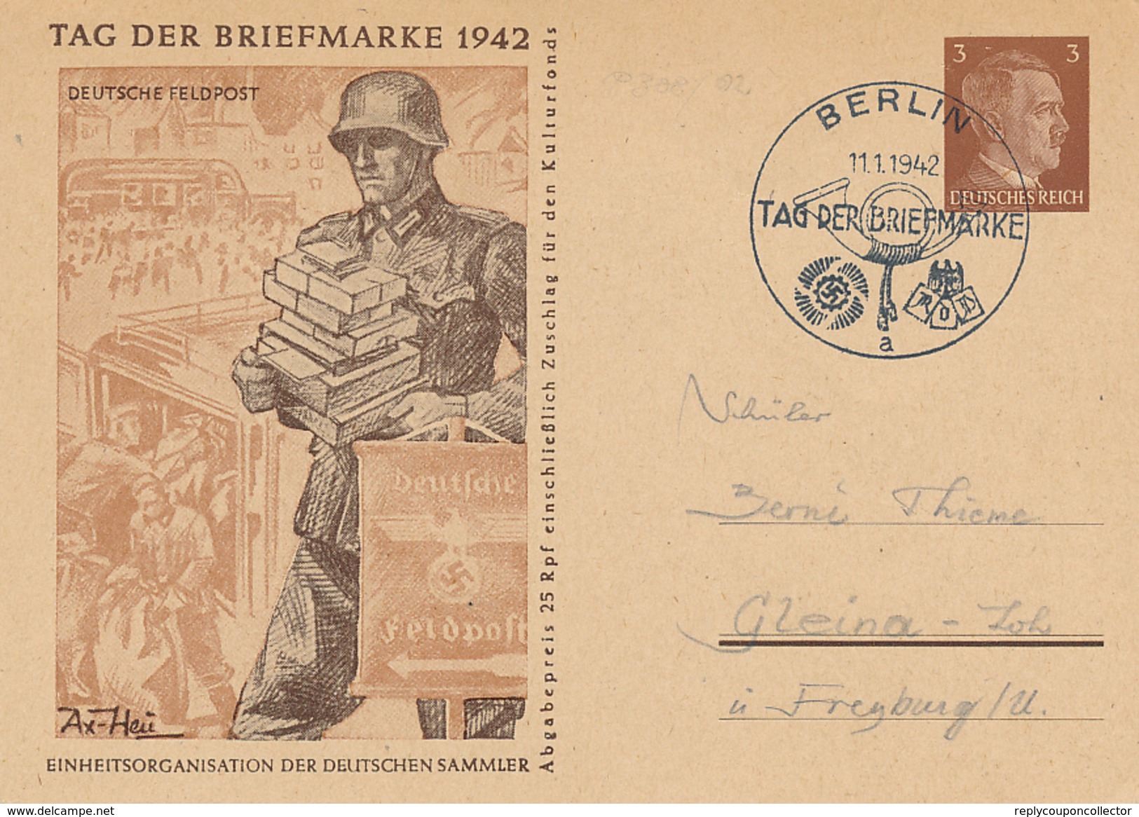 BERLIN - 1942 , Tag Der Briefmarke - Autres & Non Classés
