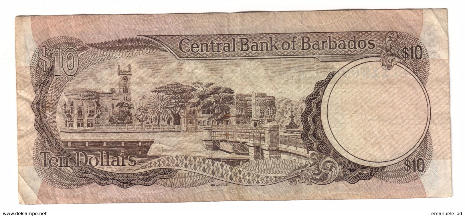 Barbados 10 Dollars 1986 - Barbados