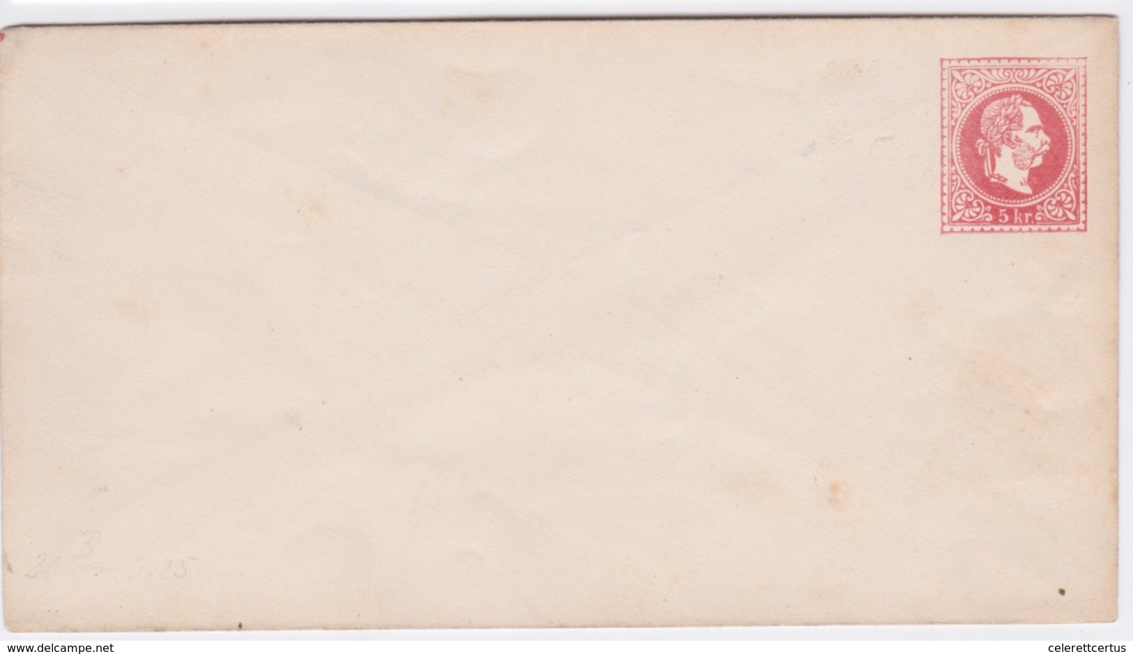 Austria-1872 Empire Period Unused 5 Kr Red Postal Stationery Letter Cover - Altri & Non Classificati