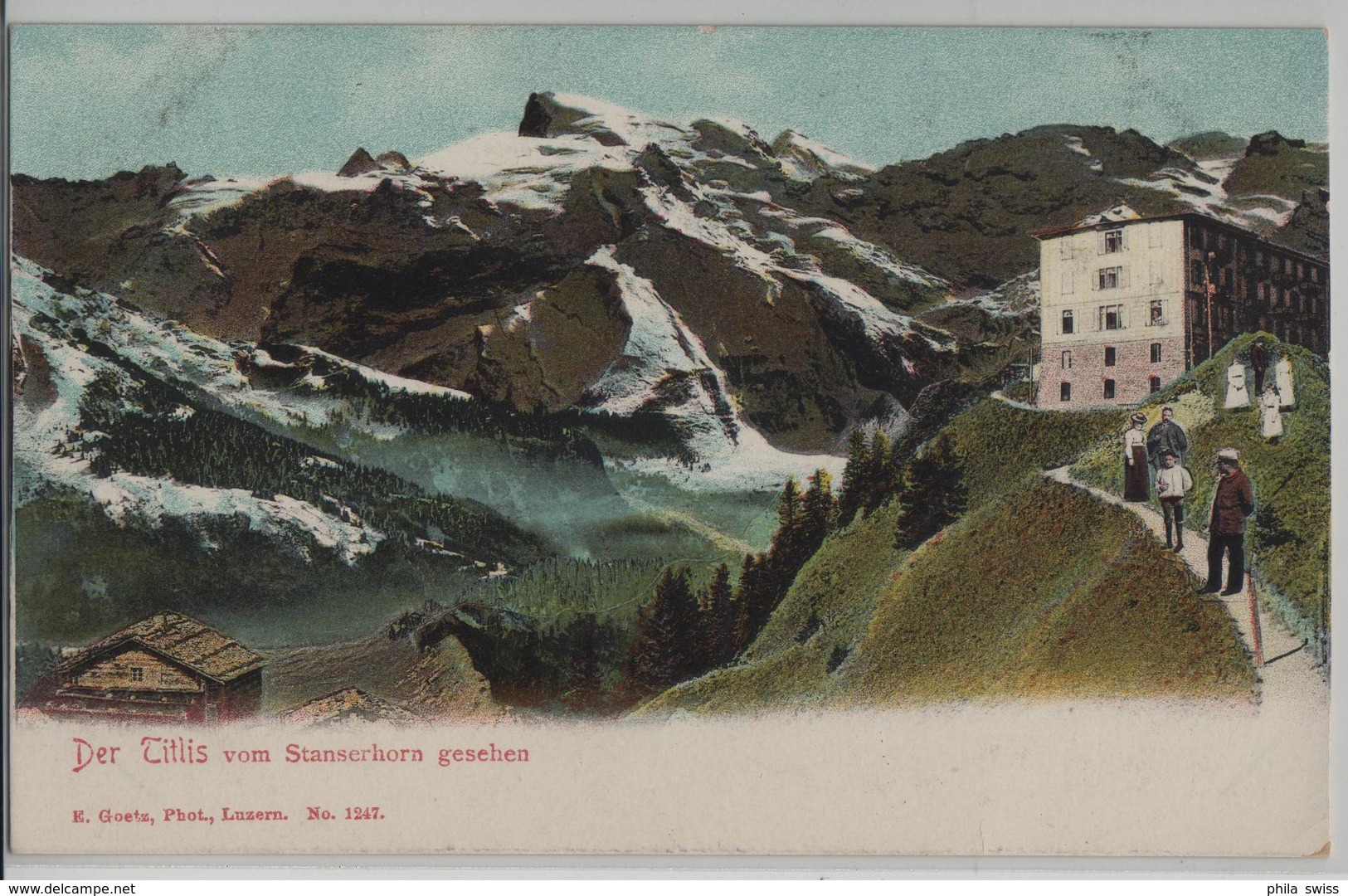 Der Titlis Vom Stanserhorn Gesehen - Animee - Photo: E. Goetz - Other & Unclassified