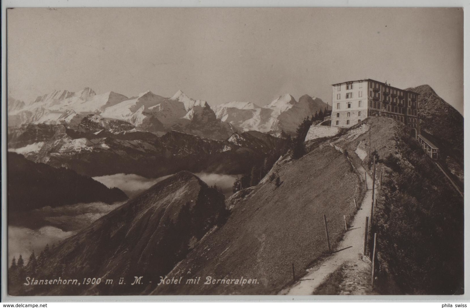 Stanserhorn - Hotel Mit Berneralpen - Photo: W. Zimmermann - Stans