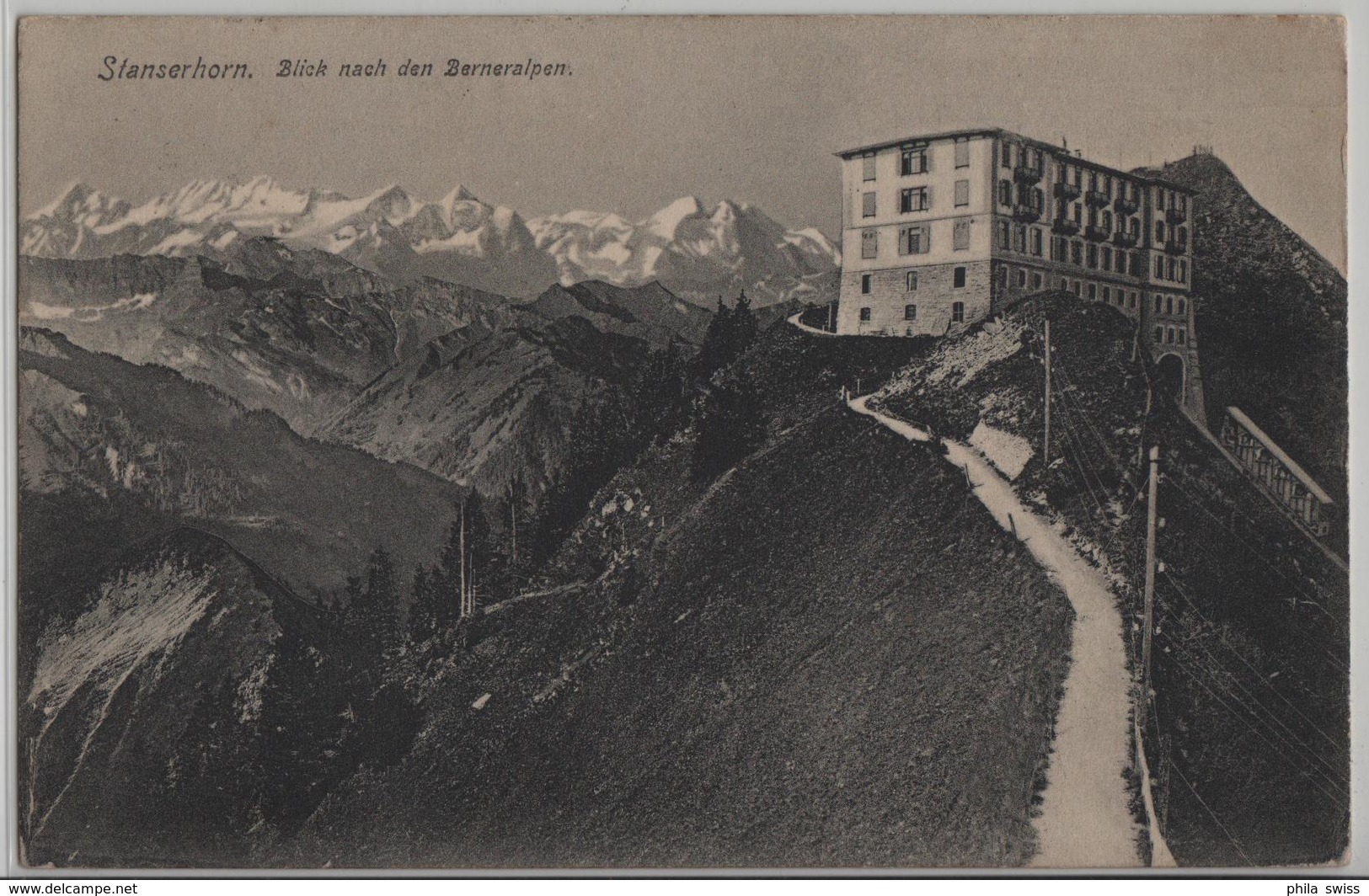 Stanserhorn - Blick Nach Den Berneralpen - Photo: E. Goetz - Stans