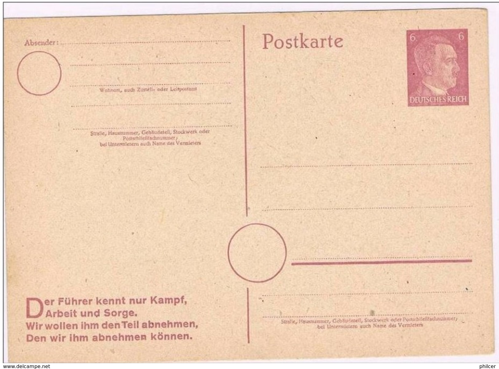 Alemanha, 1893, 1938, 2 Post Card - Postkarten