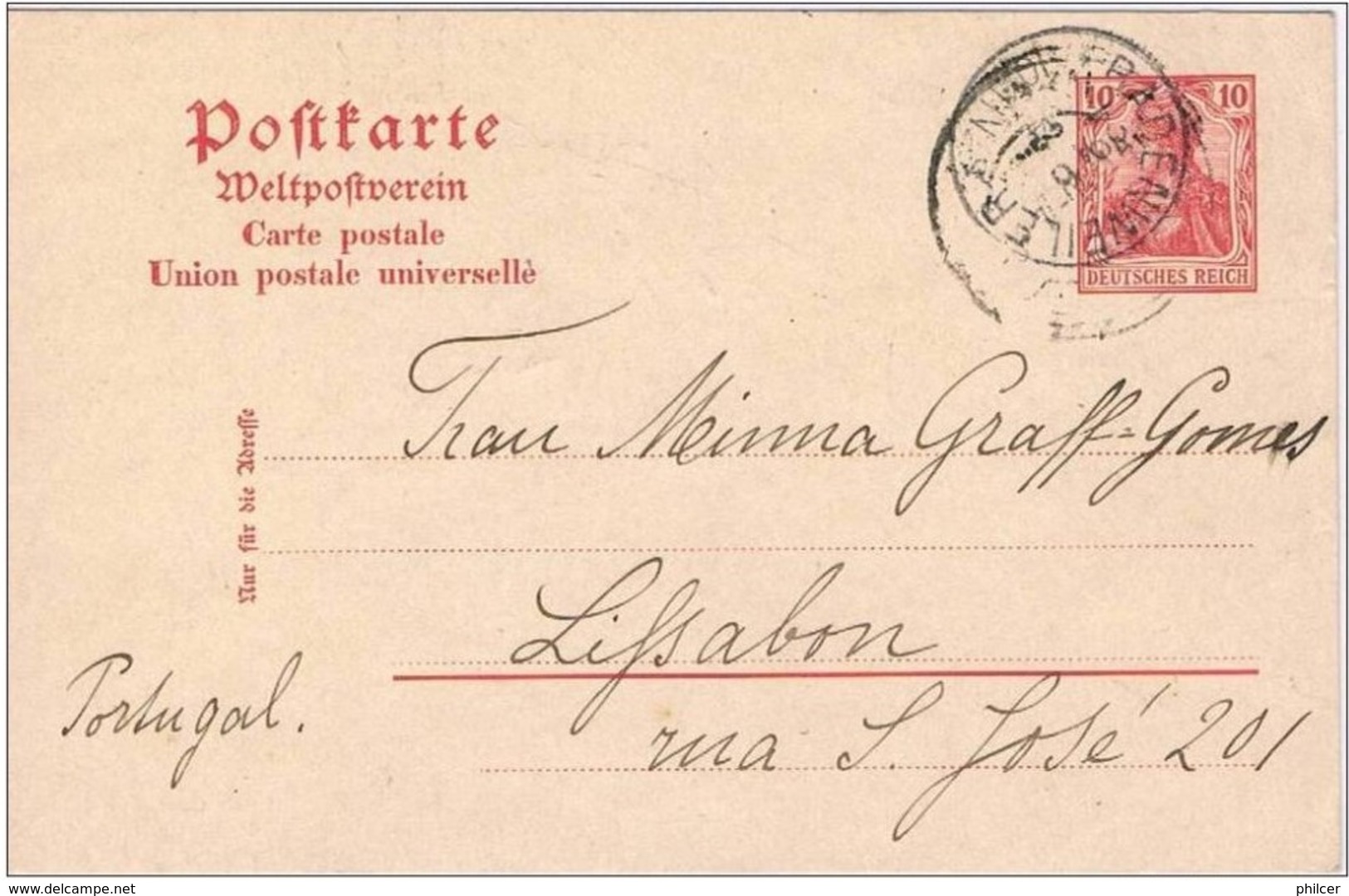 Alemanha, 1904, 2 Post Card - Briefkaarten