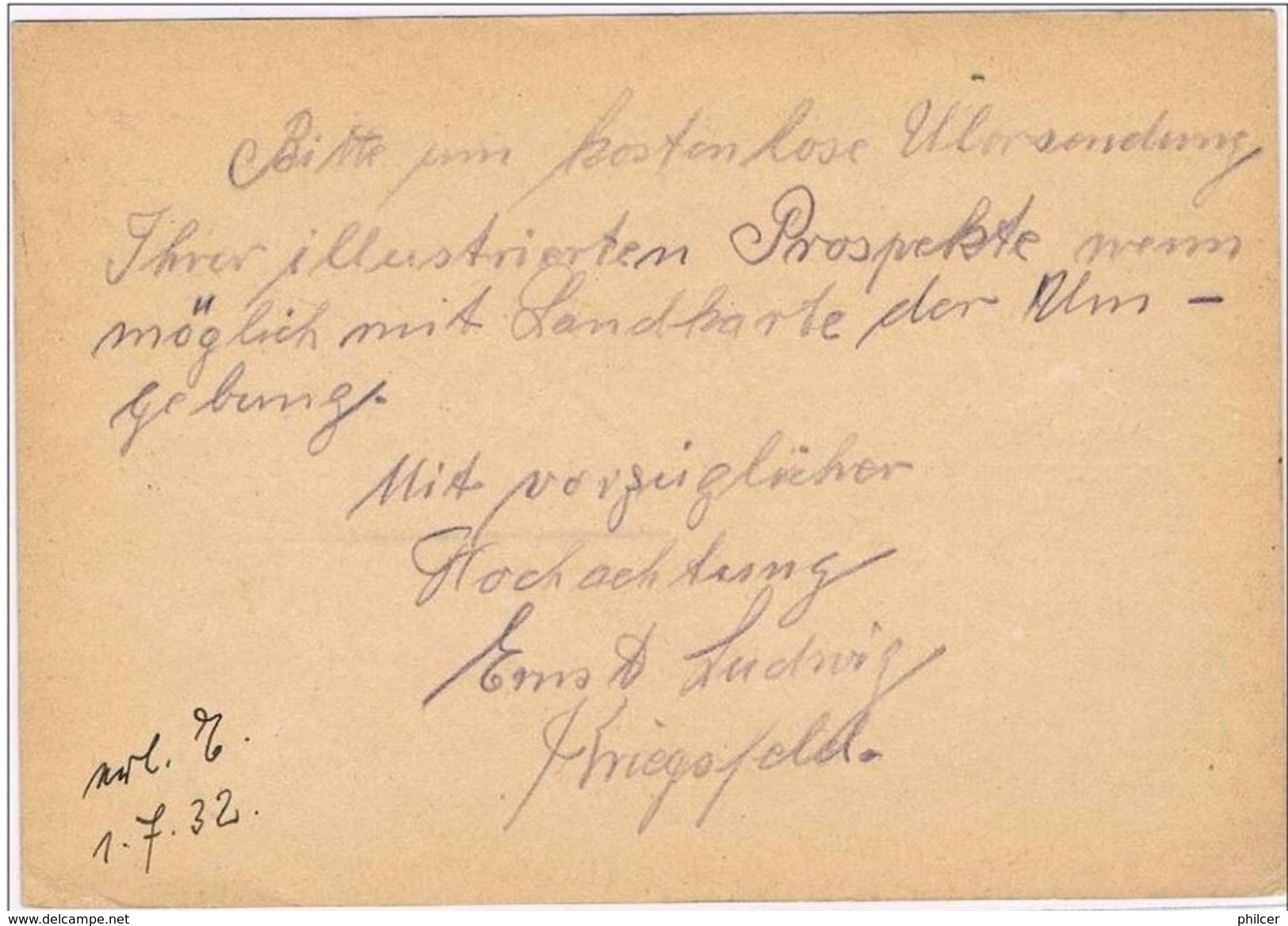 Alemanha, 1931, 19322, 2 Post Card - Briefkaarten