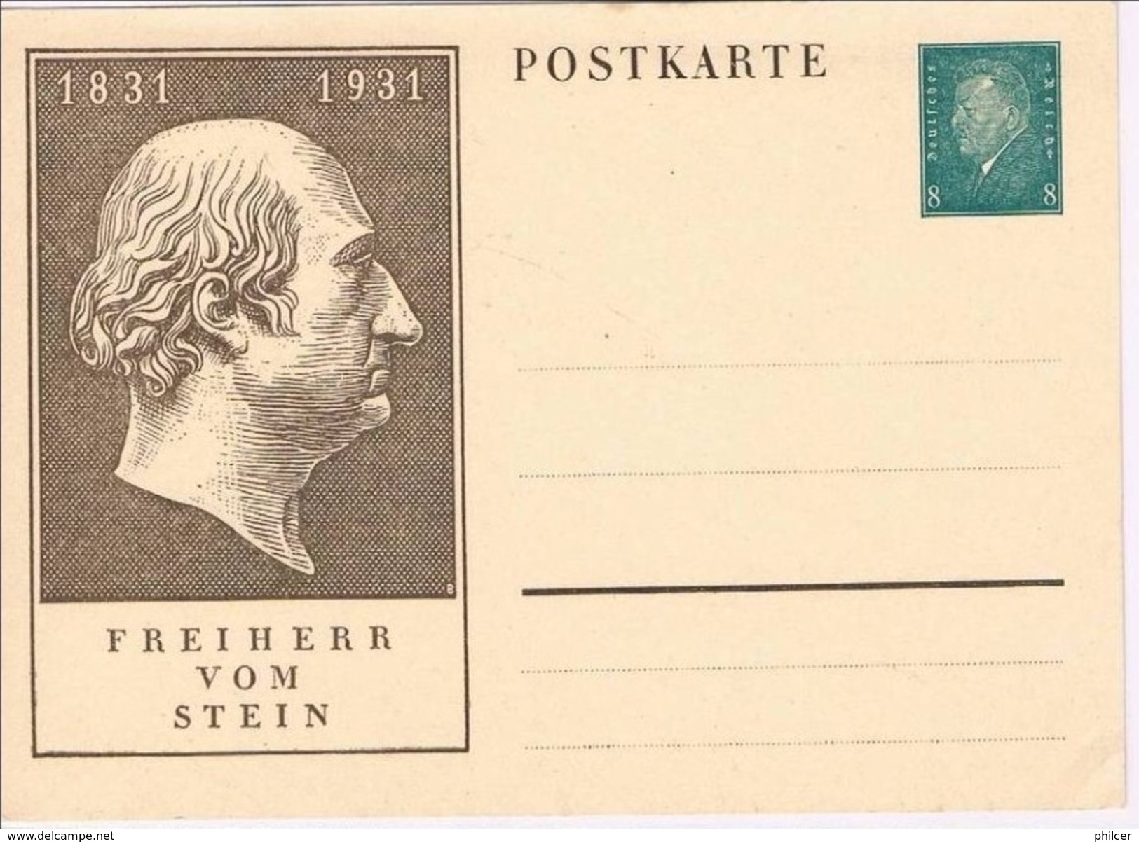 Alemanha, 1931, 19322, 2 Post Card - Postcards