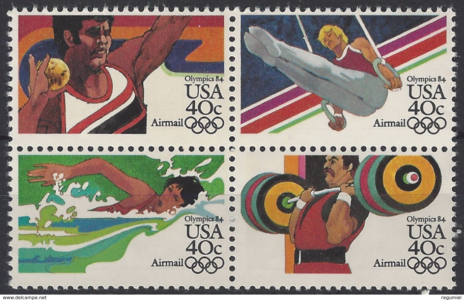 Estados Unidos Aereo 095/98 ** MNH. 1983 - 1b. 1918-1940 Ungebraucht