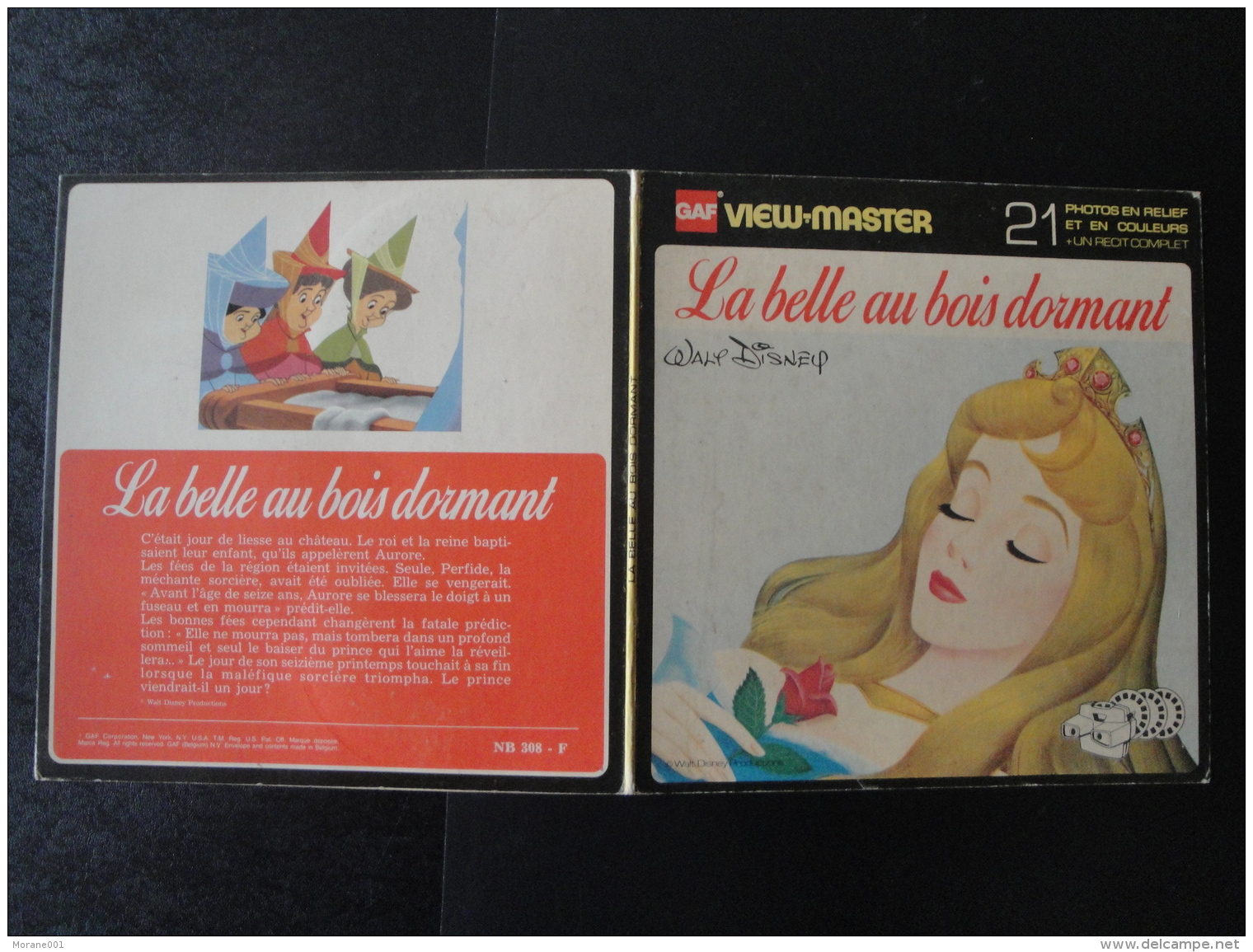 View Master La Belle Au Bois Dormant Walt Disney Livret 3 Disques Bon Etat+ - Visionneuses Stéréoscopiques