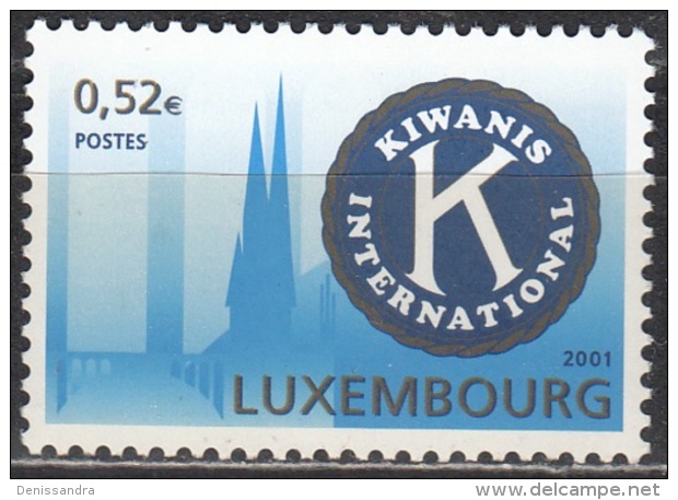 Luxembourg 2001 Michel 1558 Neuf ** Cote (2008) 1.50 Euro Kiwanis International - Nuevos