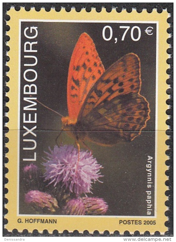 Luxembourg 2005 Michel 1685 Neuf ** Cote (2008) 1.40 Euro Papillon Tabac D'Espagne - Neufs