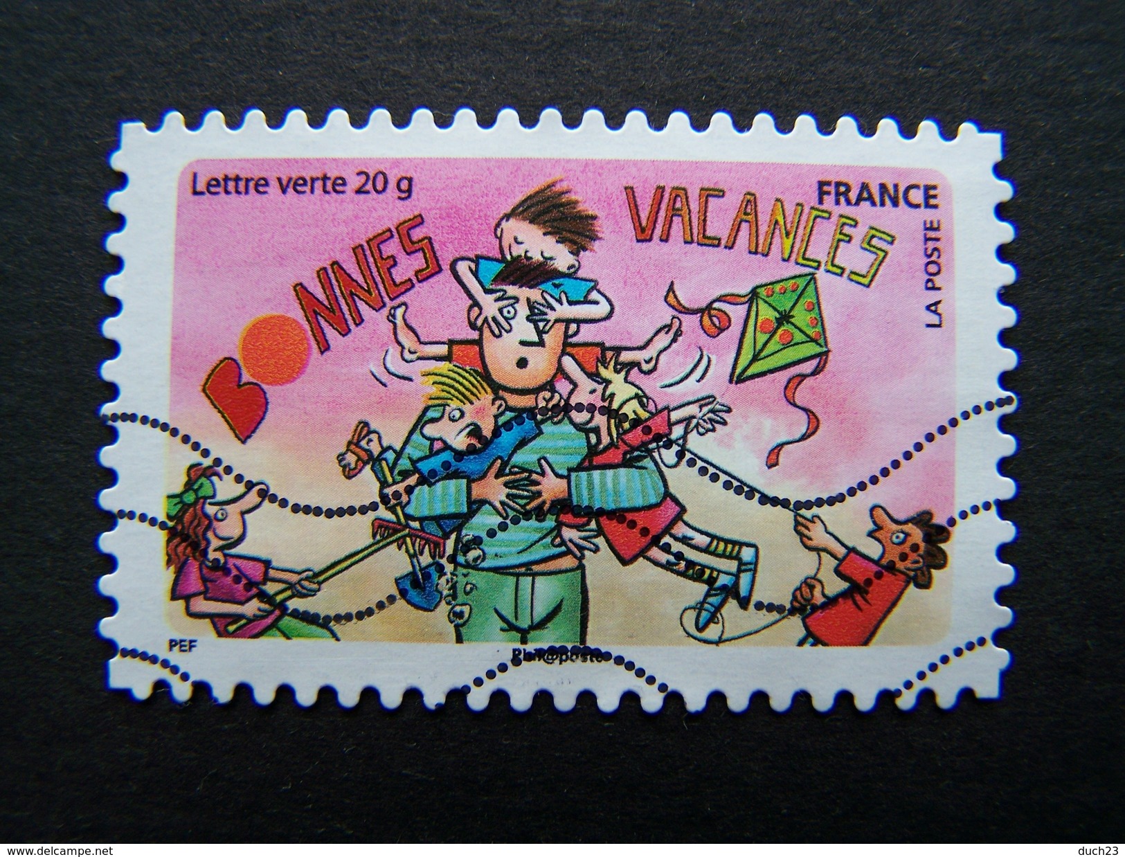 N°1146 OBLITERE ANNEE 2015 DU CARNET BONNES VACANCES AUTOCOLLANT ADHESIF - Used Stamps