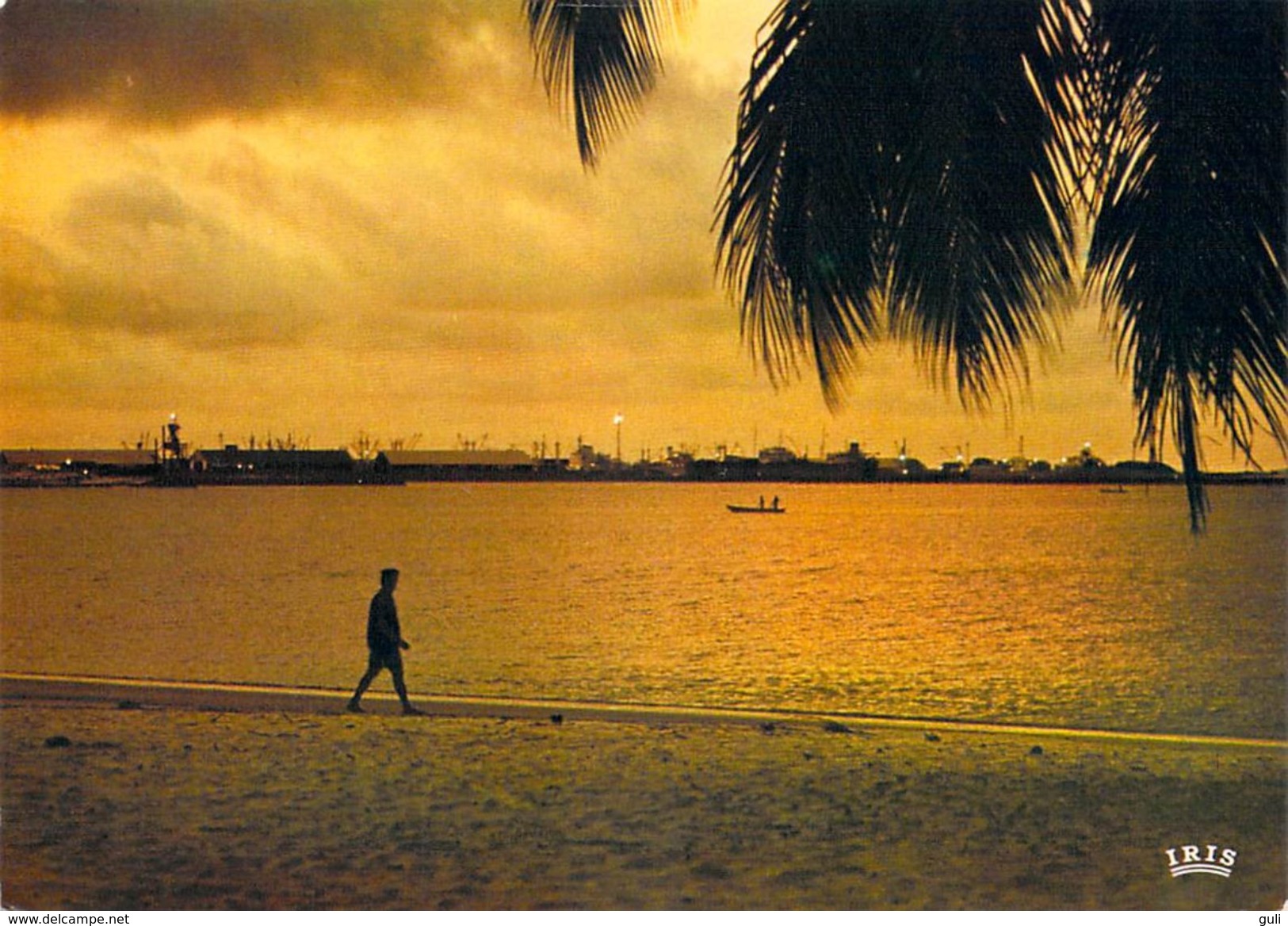 Afrique > Congo - Brazzaville > POINTE-NOIRE Coucher De Soleil Sur Le Port  (Cliché Chareton 7477 ) *PRIX FIXE - Pointe-Noire