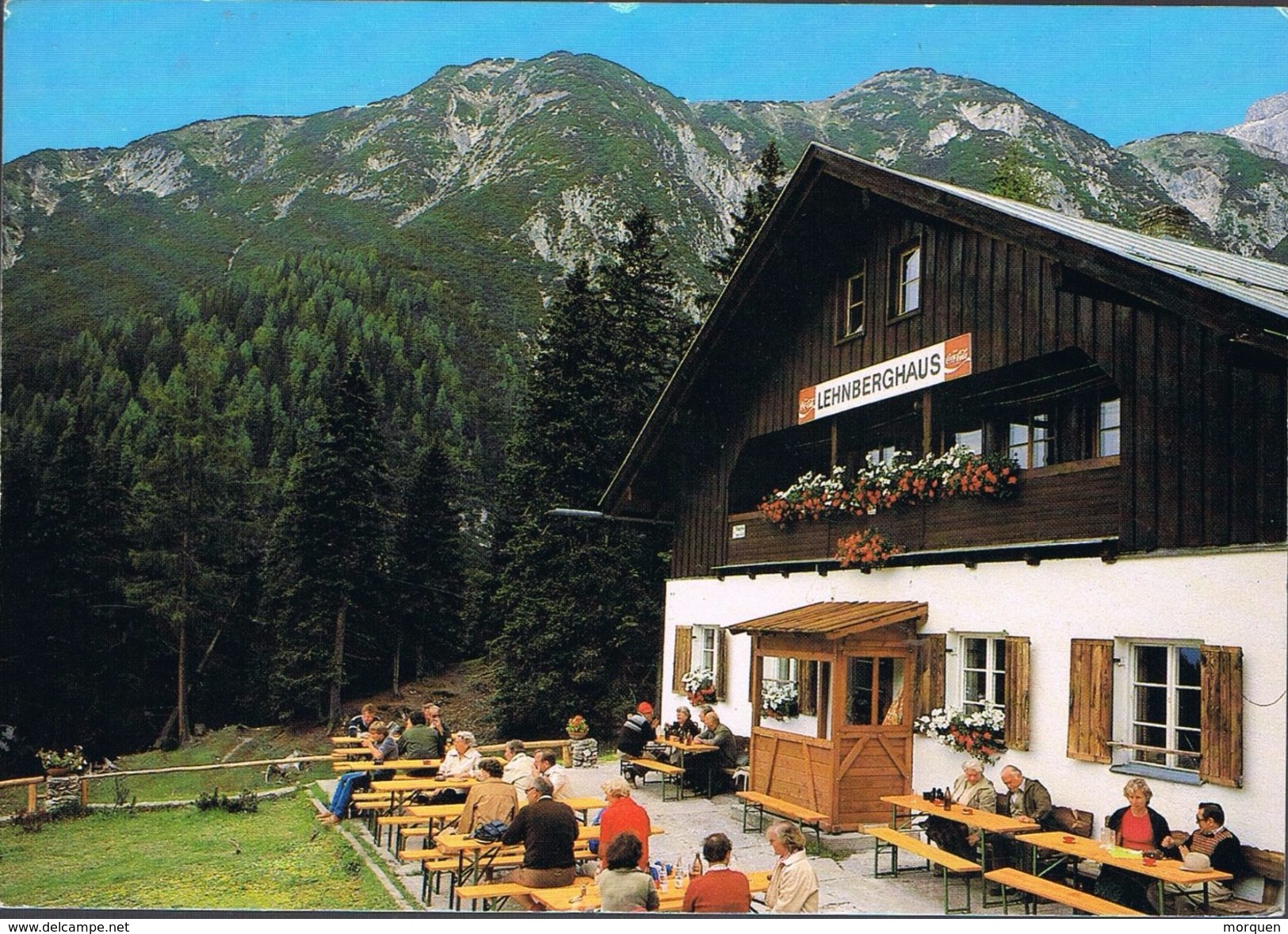 26484. Postal OBSTEIG (Tirol) Austria 1985. Alpengasthof - Briefe U. Dokumente