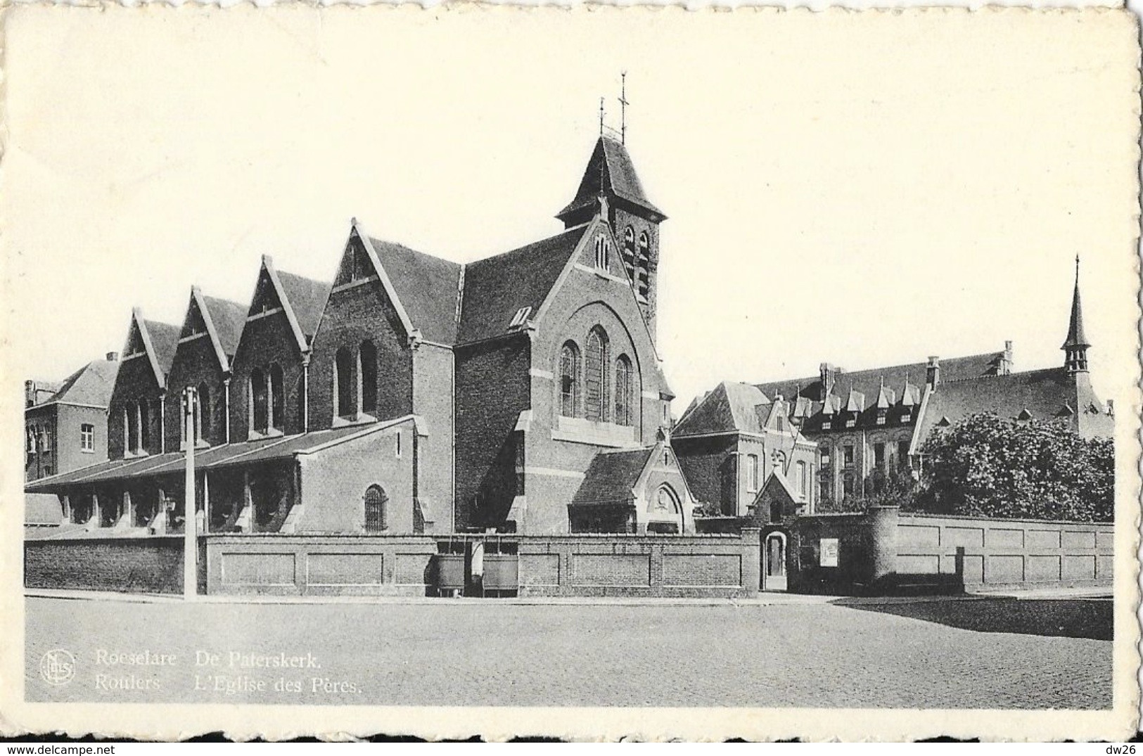 Roeselare, De Paterskerk (Roulers, L'Eglise Des Pères) - Carte Nels - Roeselare