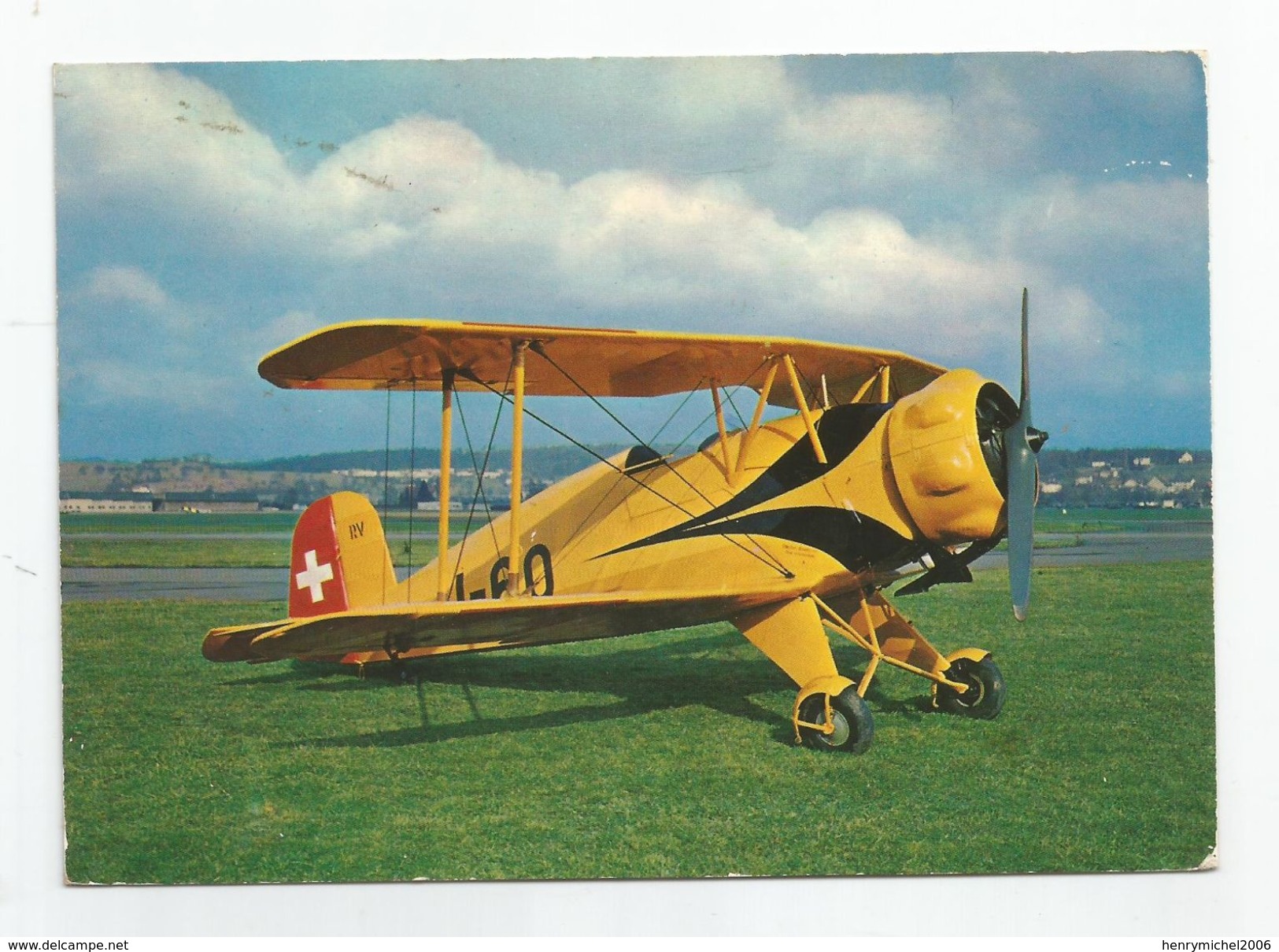 Aviation Luzern Avion Postal Bucker Bu-133  Du Musée Des Transports Suisse - 1919-1938: Entre Guerres