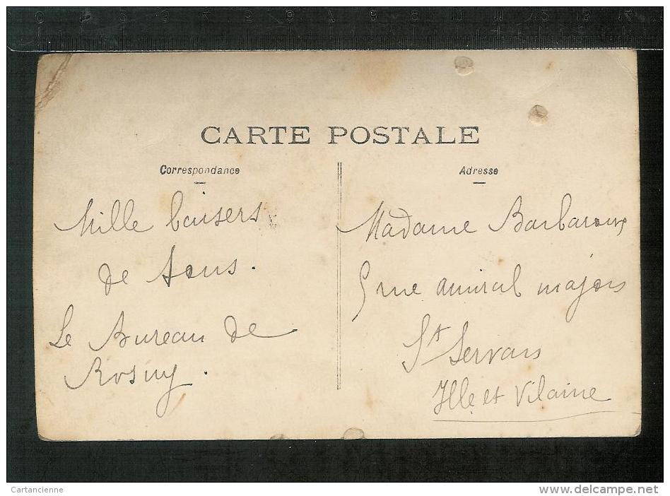 CARTE PHOTO - ROSNY-SUR-SEINE - La Poste - Rosny Sur Seine