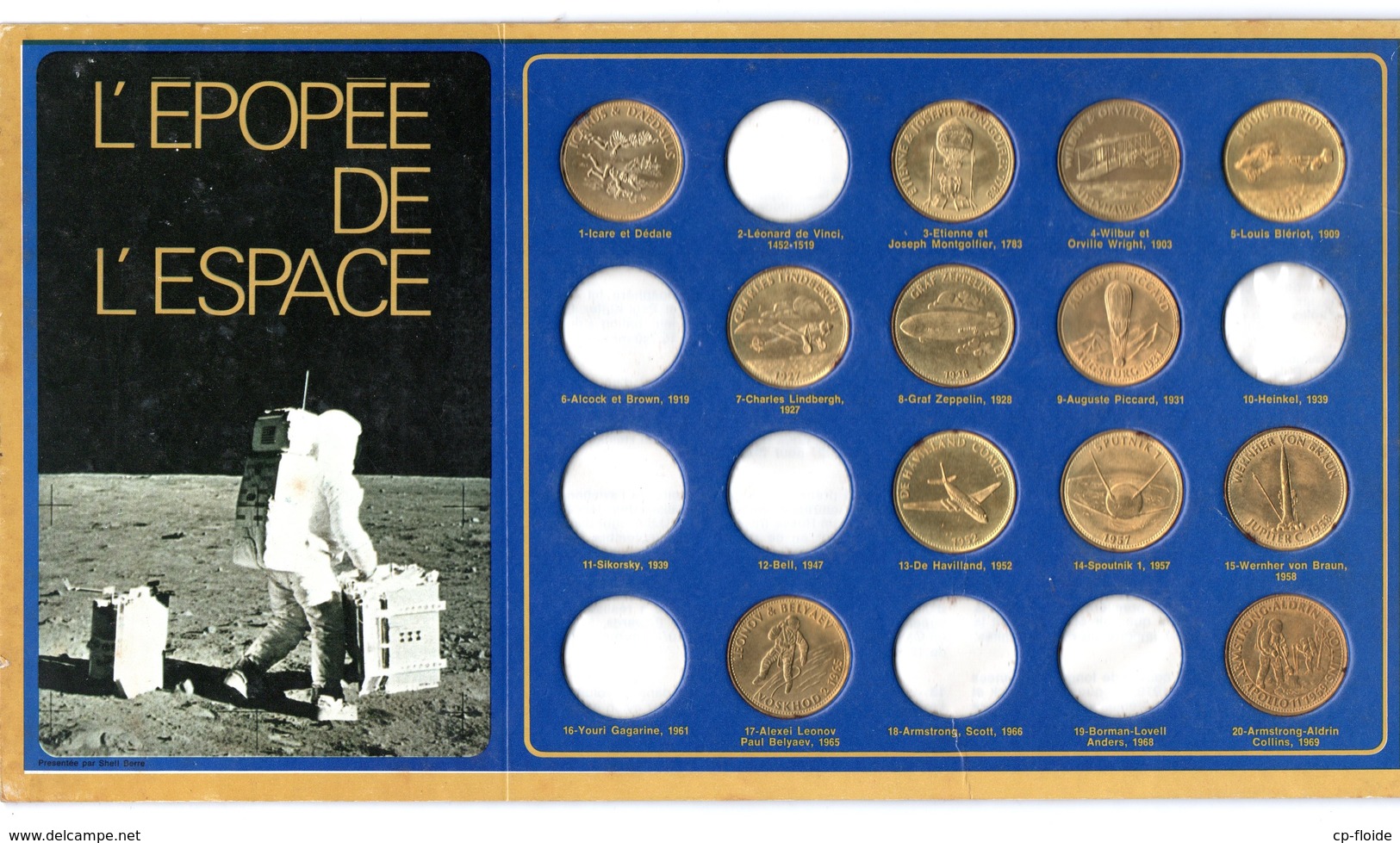 " L'ÉPOPÉE DE L'ESPACE " . COLLECTION STATION SERVICE SHELL - Réf. N°51P - - Autres & Non Classés