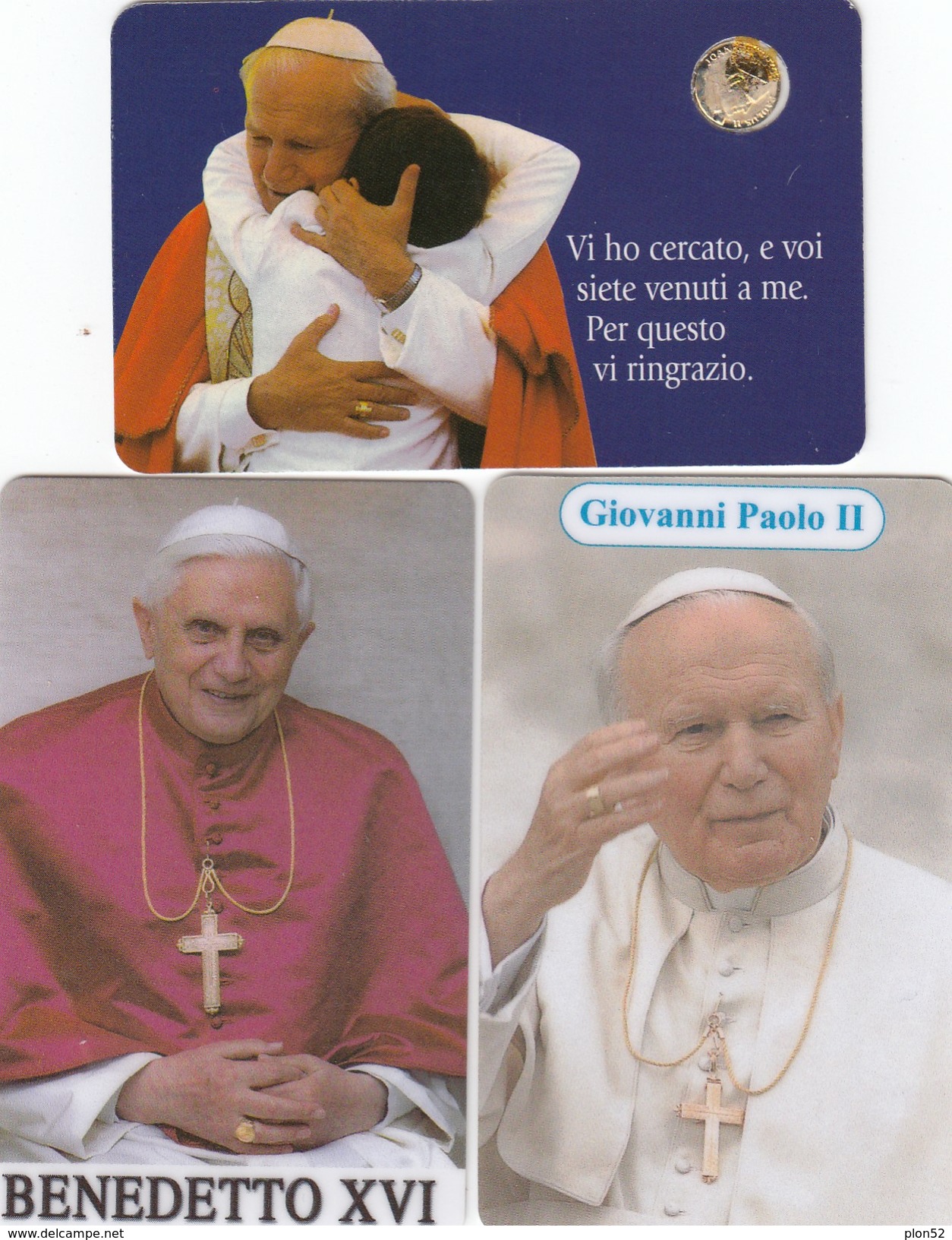 11139-N°. 7 CARDS SANTINI - PAPA GIOVANNI XXIII°-GIOVANNI PAOLO II-BENEDETTO XVI° - Religion & Esotérisme