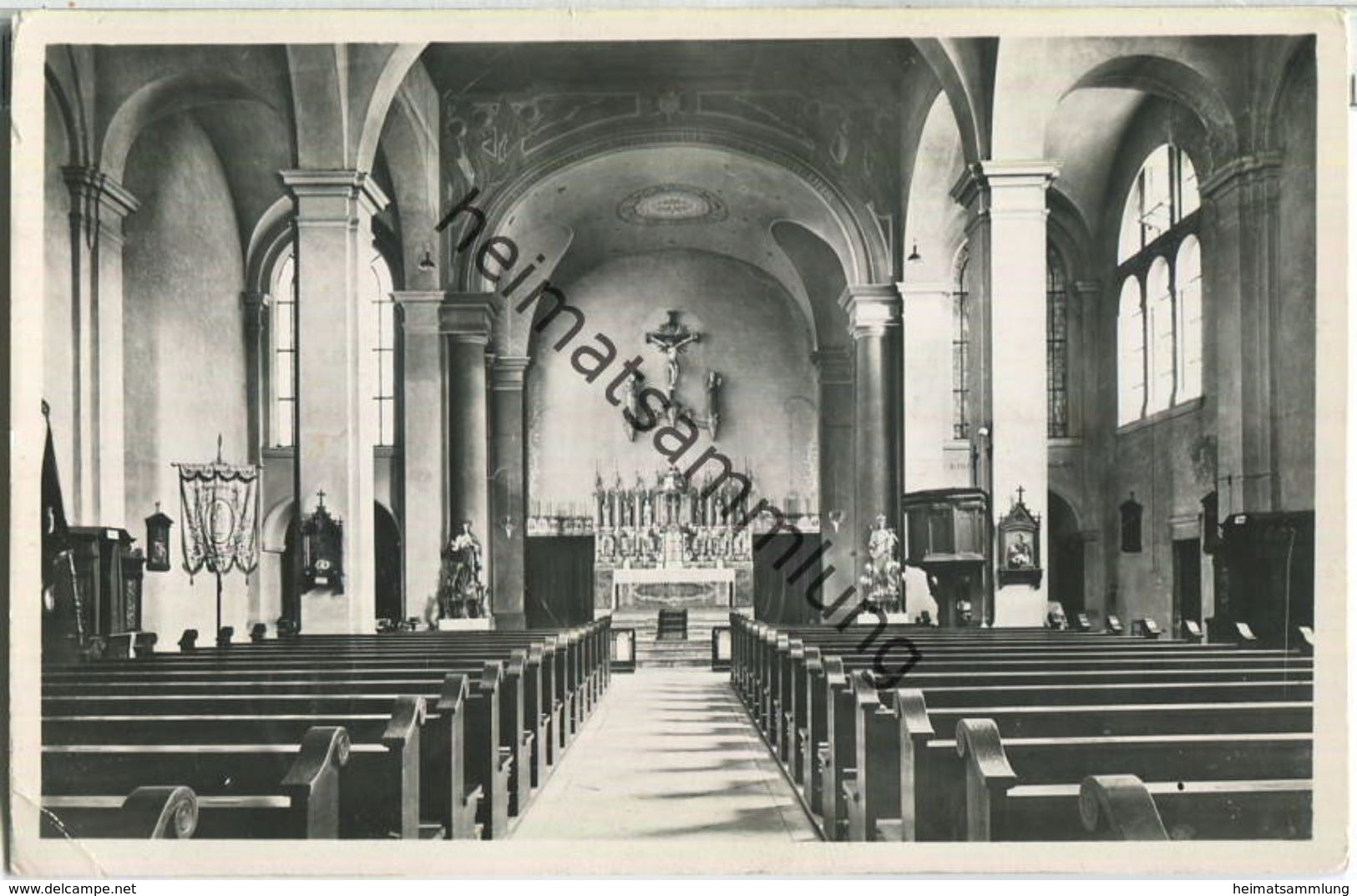 Berlin - St. Laurentius Kirche - Bandelstrasse 40 - Innenansicht - Foto-Ansichtskarte - Verlag P. Corcocic Berlin - Dierentuin