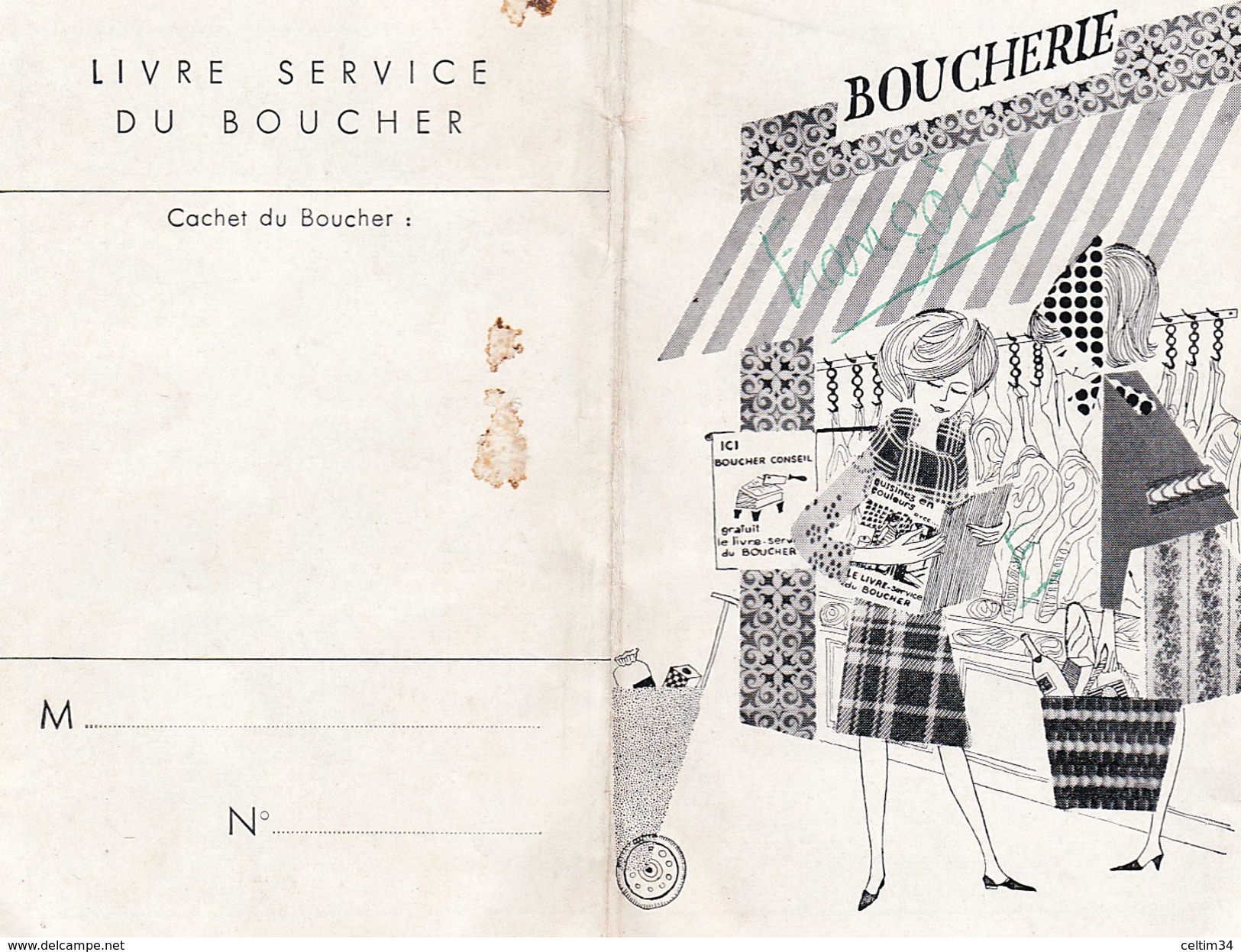 CALENDRIER  DE  BOUCHER - Petit Format : 1961-70