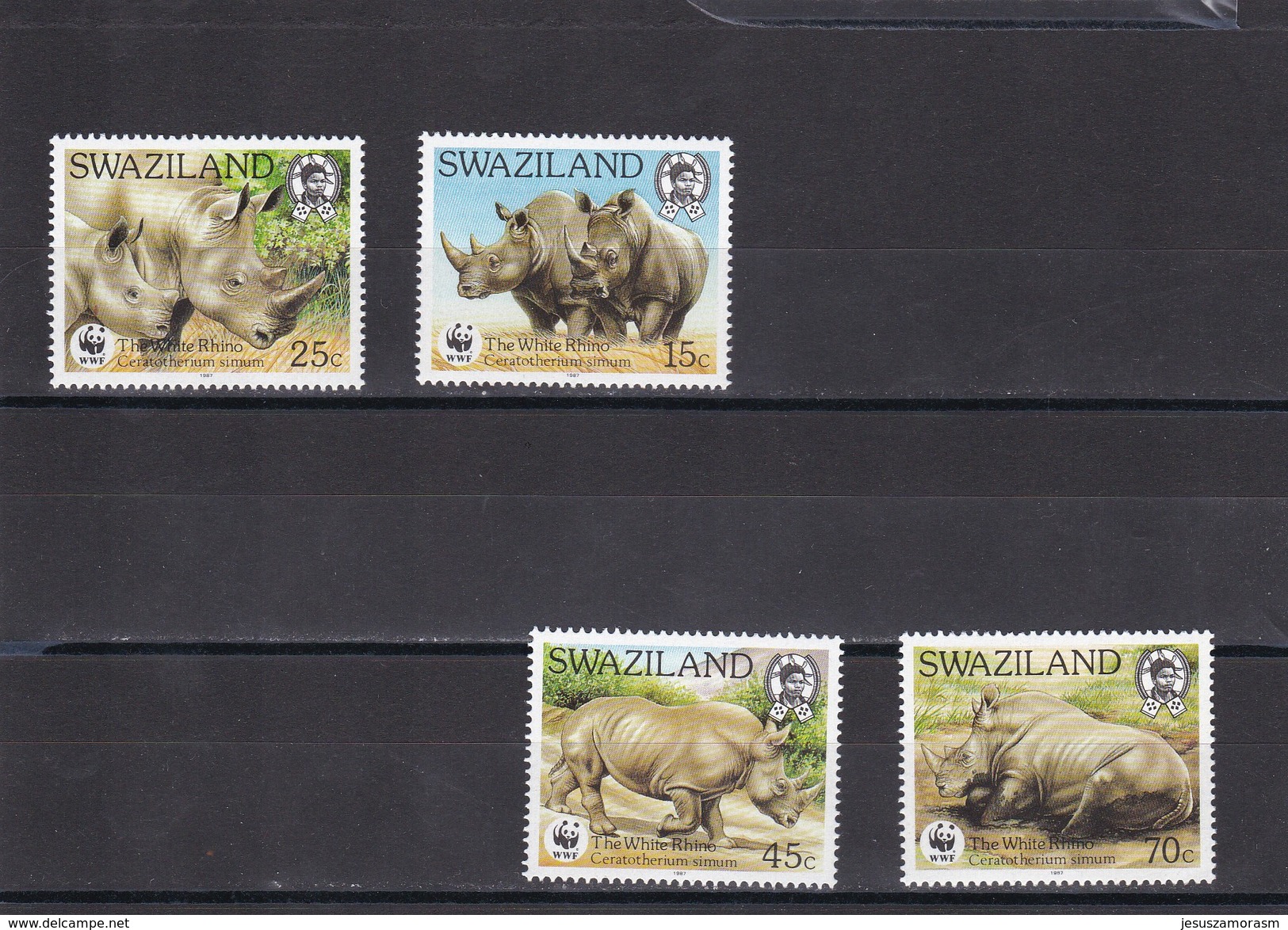 Swaziland Nº 525 Al 528 - Swaziland (1968-...)