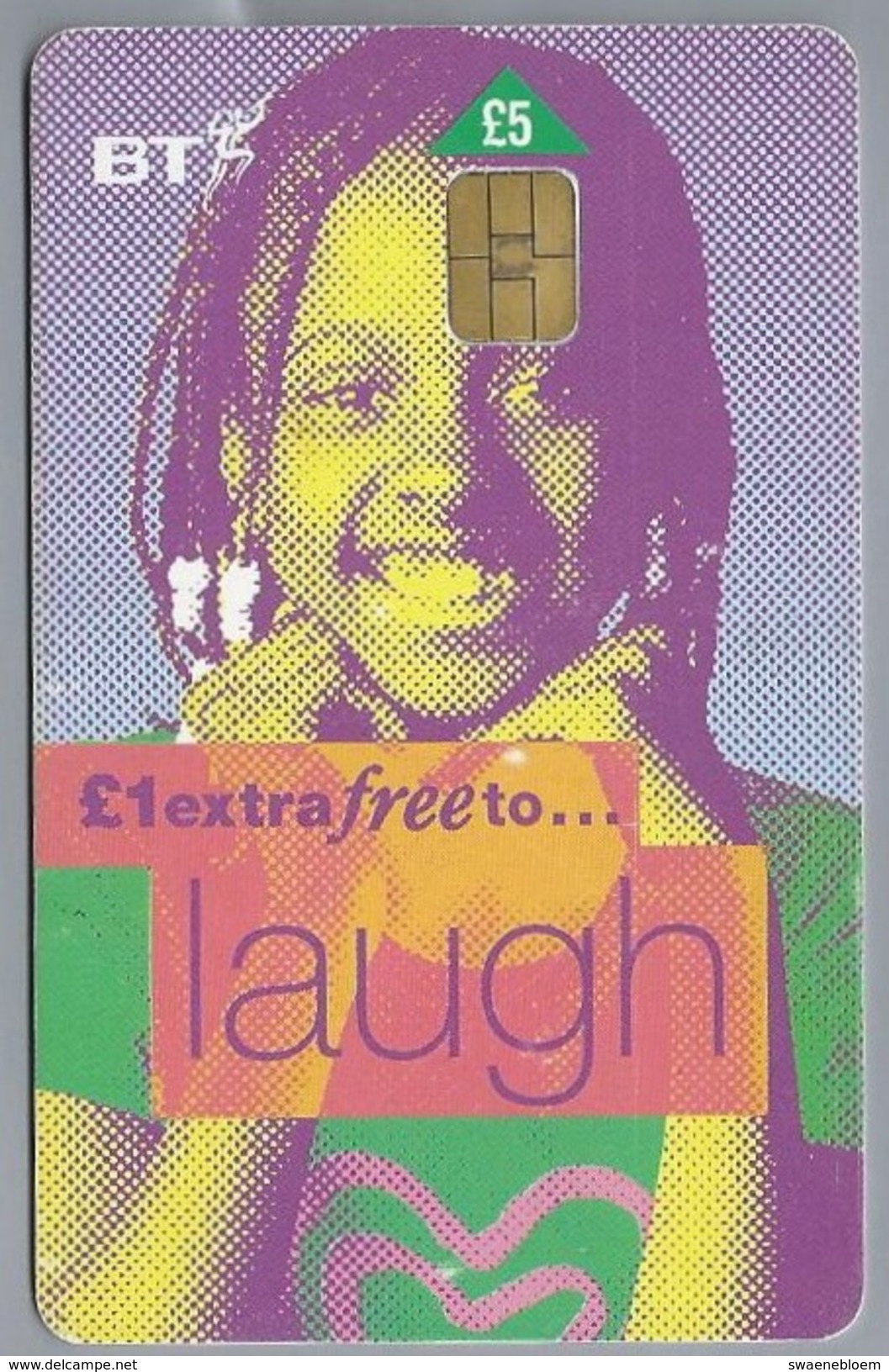 GB.- Telefoonkaart. BT Phonecard, That's More Time To .. Laugh. - Telecom