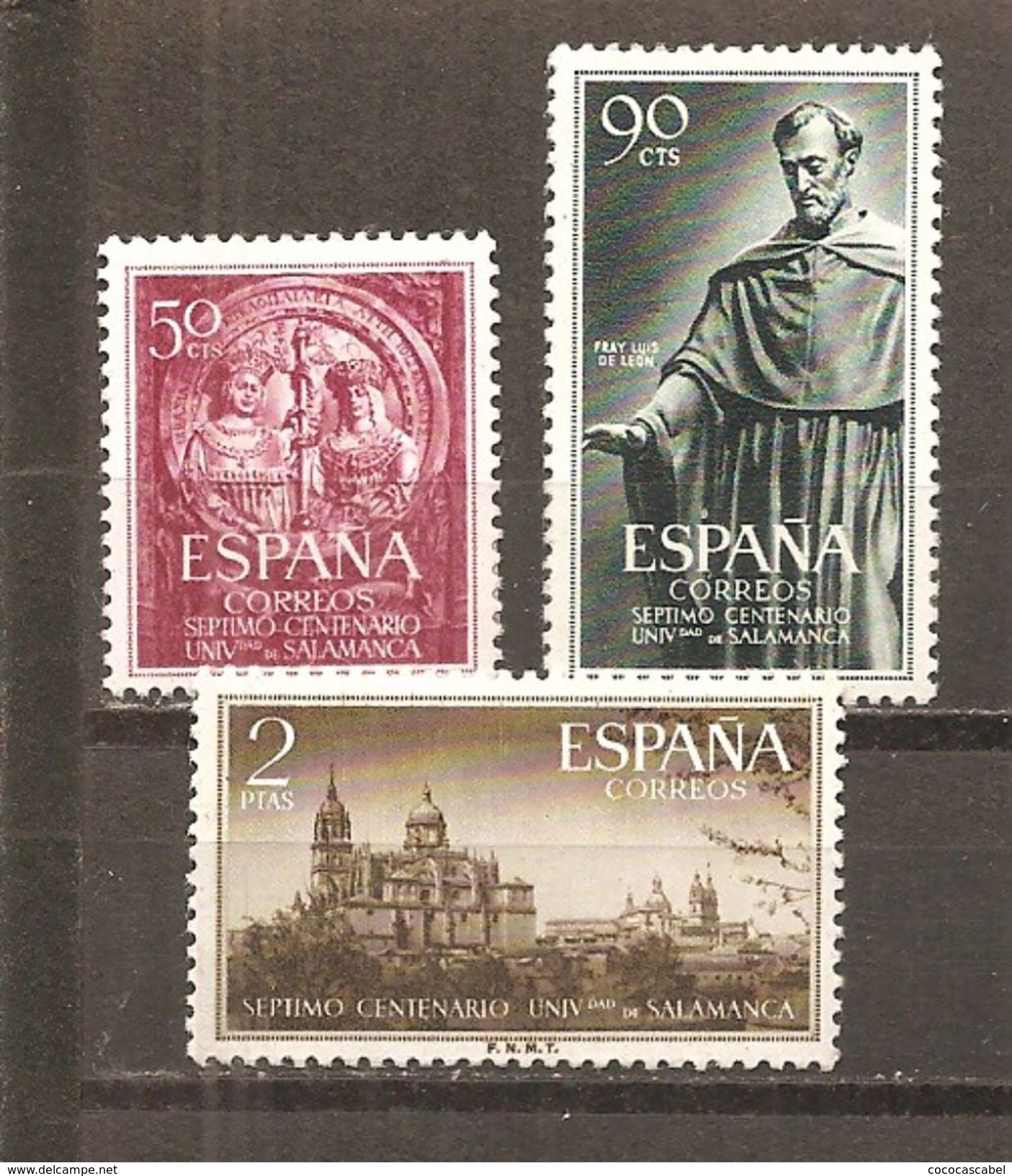 España/Spain-(MH/*) - Edifil  1126-28 - Yvert 835-37 - Nuevos