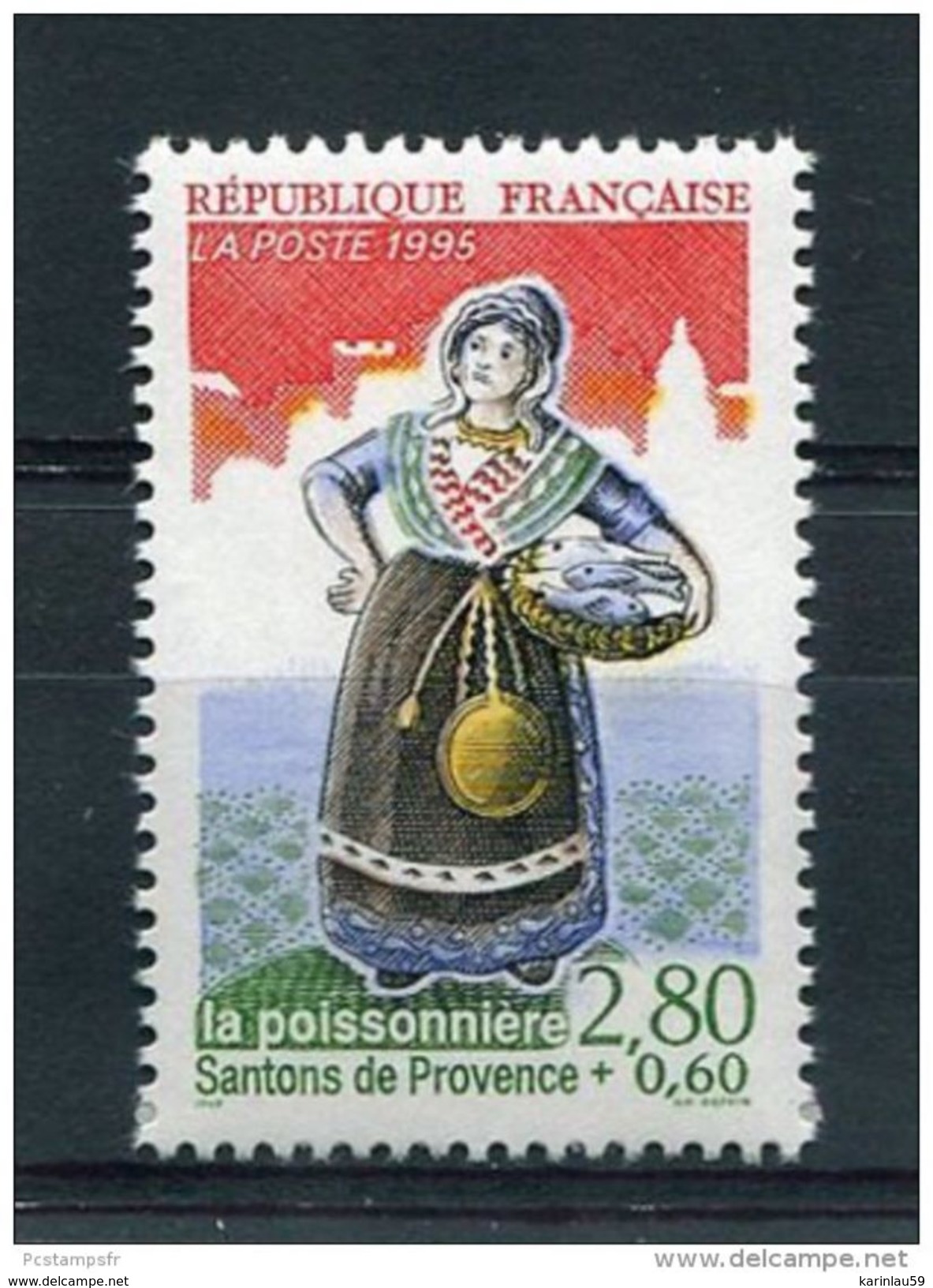 Timbre FRANCE 1995 Timbre 2979, SANTONS DE PROVENCE, La POISSONNIERE, Neuf - Unused Stamps