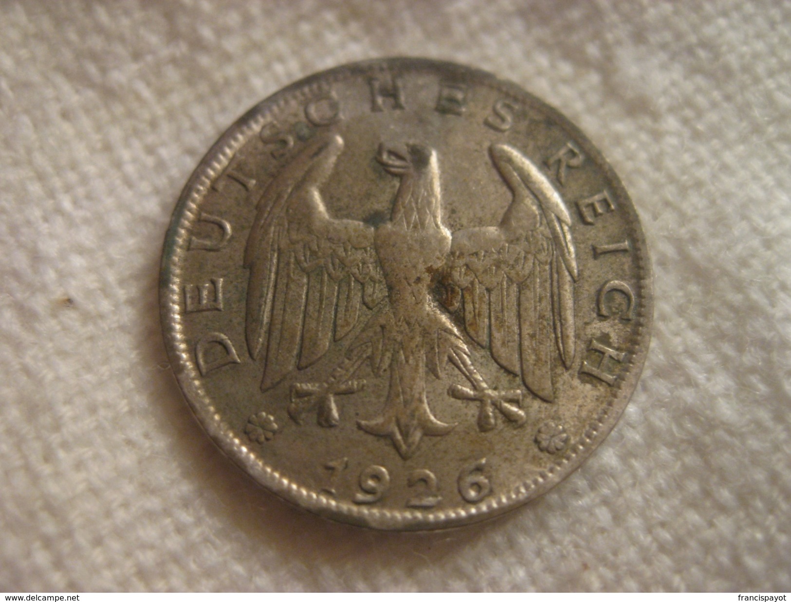 1 Reichmark 1926 A - 1 Mark & 1 Reichsmark