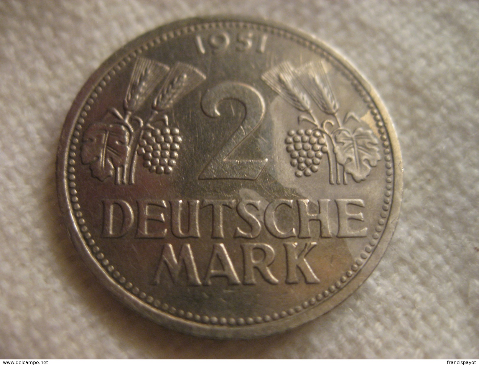 Germany 2 Deutsche Mark 1951F - 2 Mark