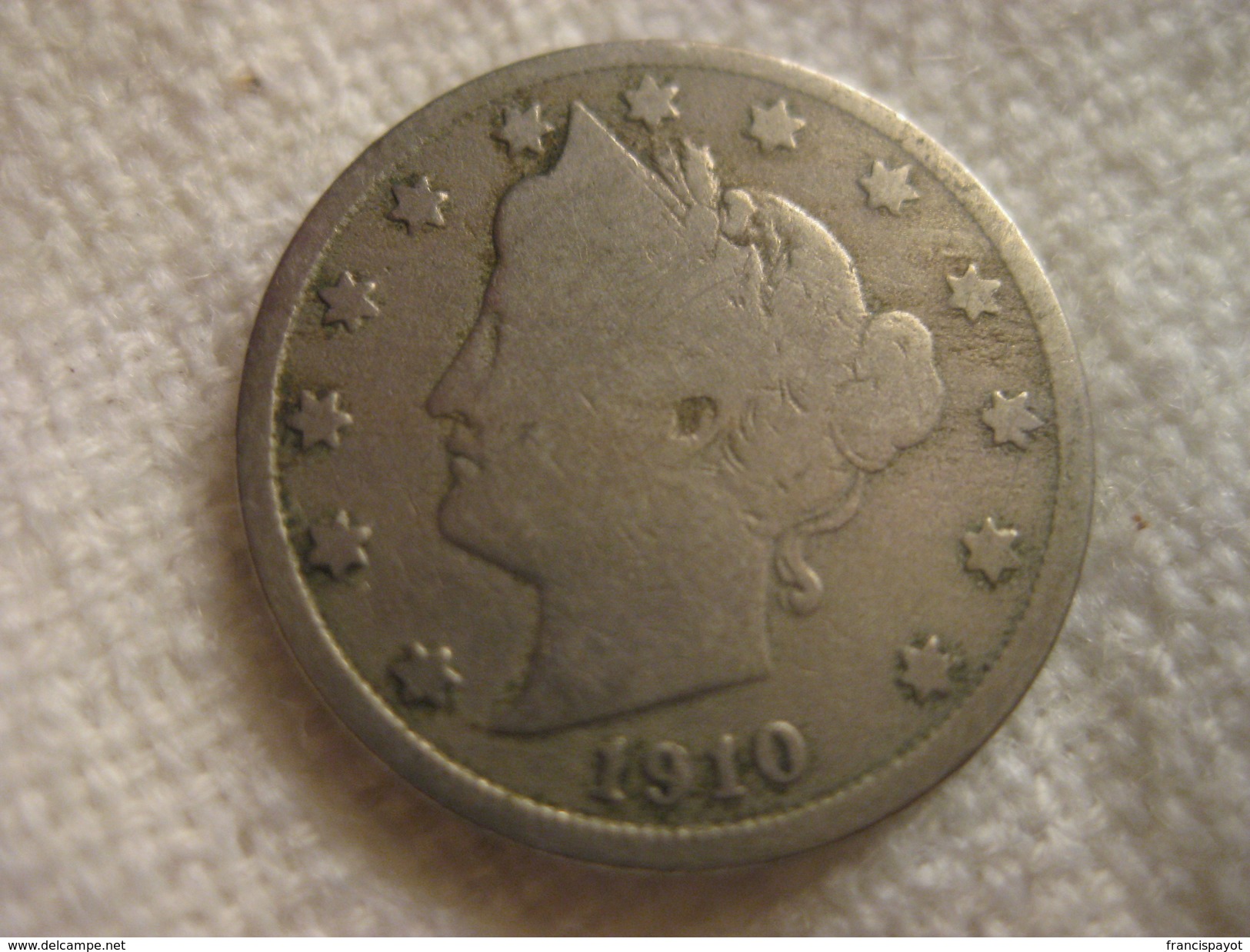 USA: 5 Cents 1910 "V Nickel" - 1883-1913: Liberty