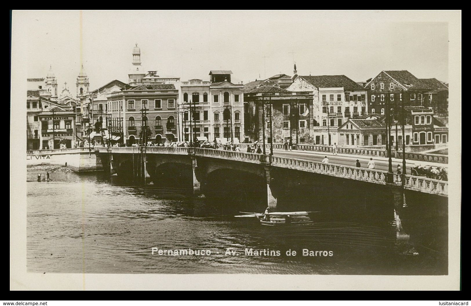 PERNAMBUCO -RECIFE -  Avenida Martins De Barros.carte Postale - Recife