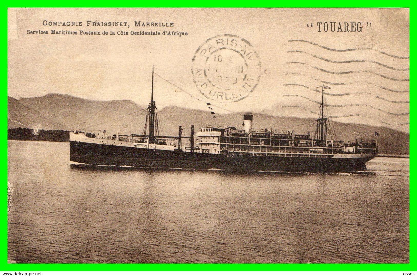 Compagnie Fraissinet Services Postaux "TOUAREG" (recto Verso) - Non Classés