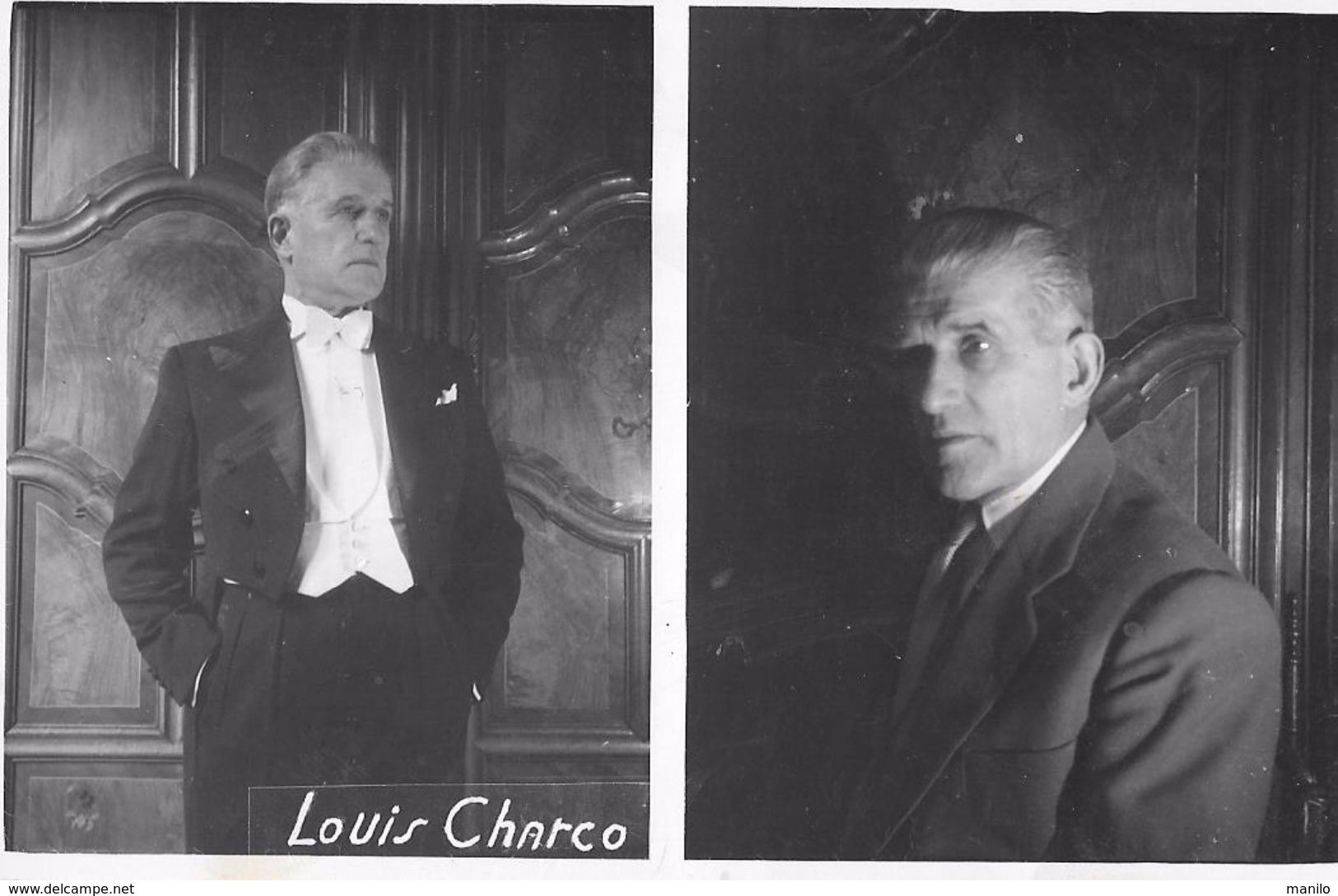 LOUIS CHARCO -    CHANTEUR  -  Née En 1893, Mort En 1976  A Vécu à Paris XVIIIe - Célébrités