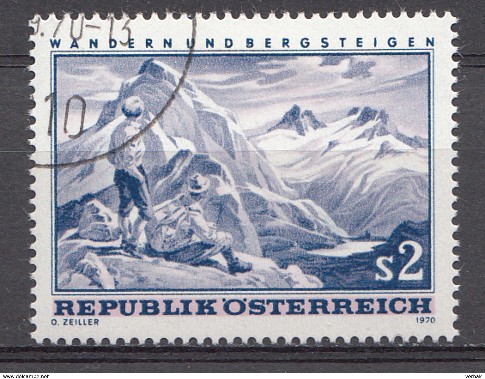 Autriche 1970  Mi.Nr: 1341 Wandern Und Bergsteigen  Oblitèré / Used / Gebruikt - Used Stamps