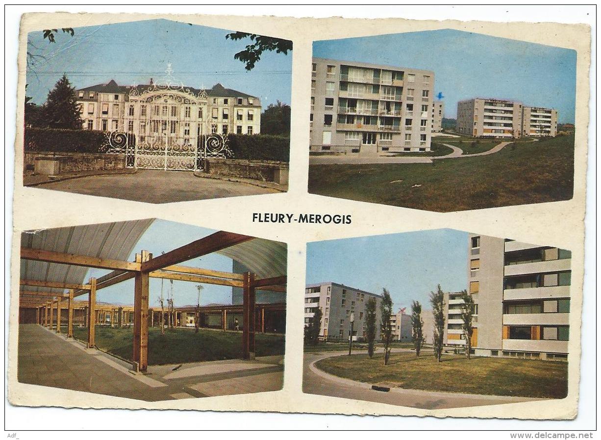 CPSM MULTIVUES FLEURY MEROGIS, ESSONNE 91 - Fleury Merogis