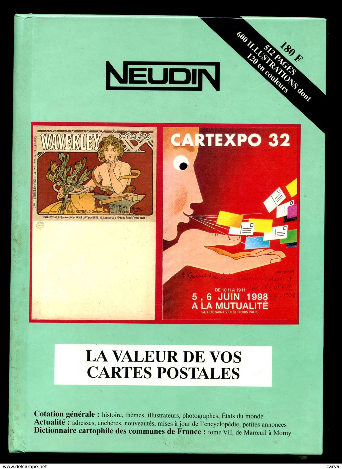 Catalogue Neudin 1999 Dictionaire Des Communes De Maroeuil à Morny Trés Bon état - Livres & Catalogues